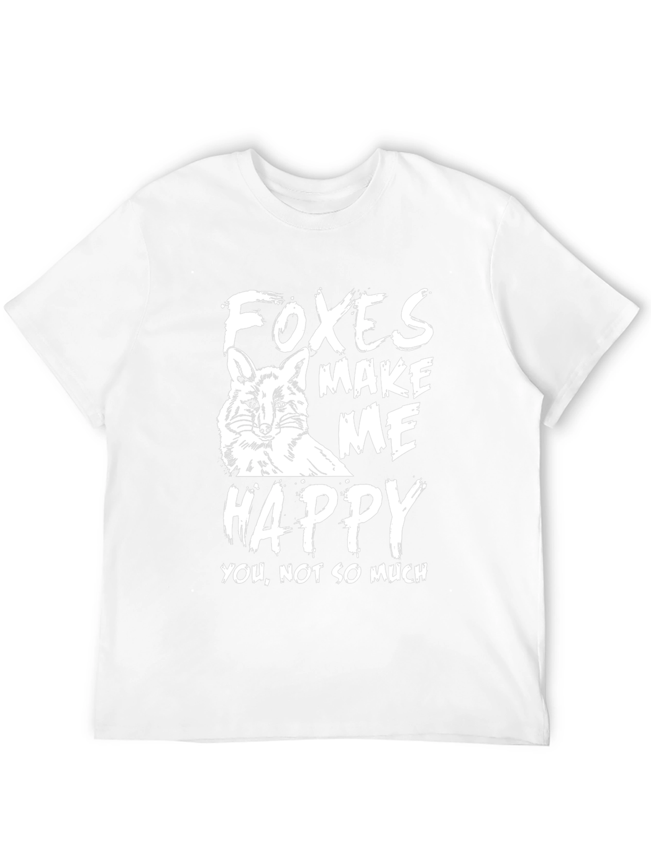 Foxes Make Me Happy Graphic T-Shirt