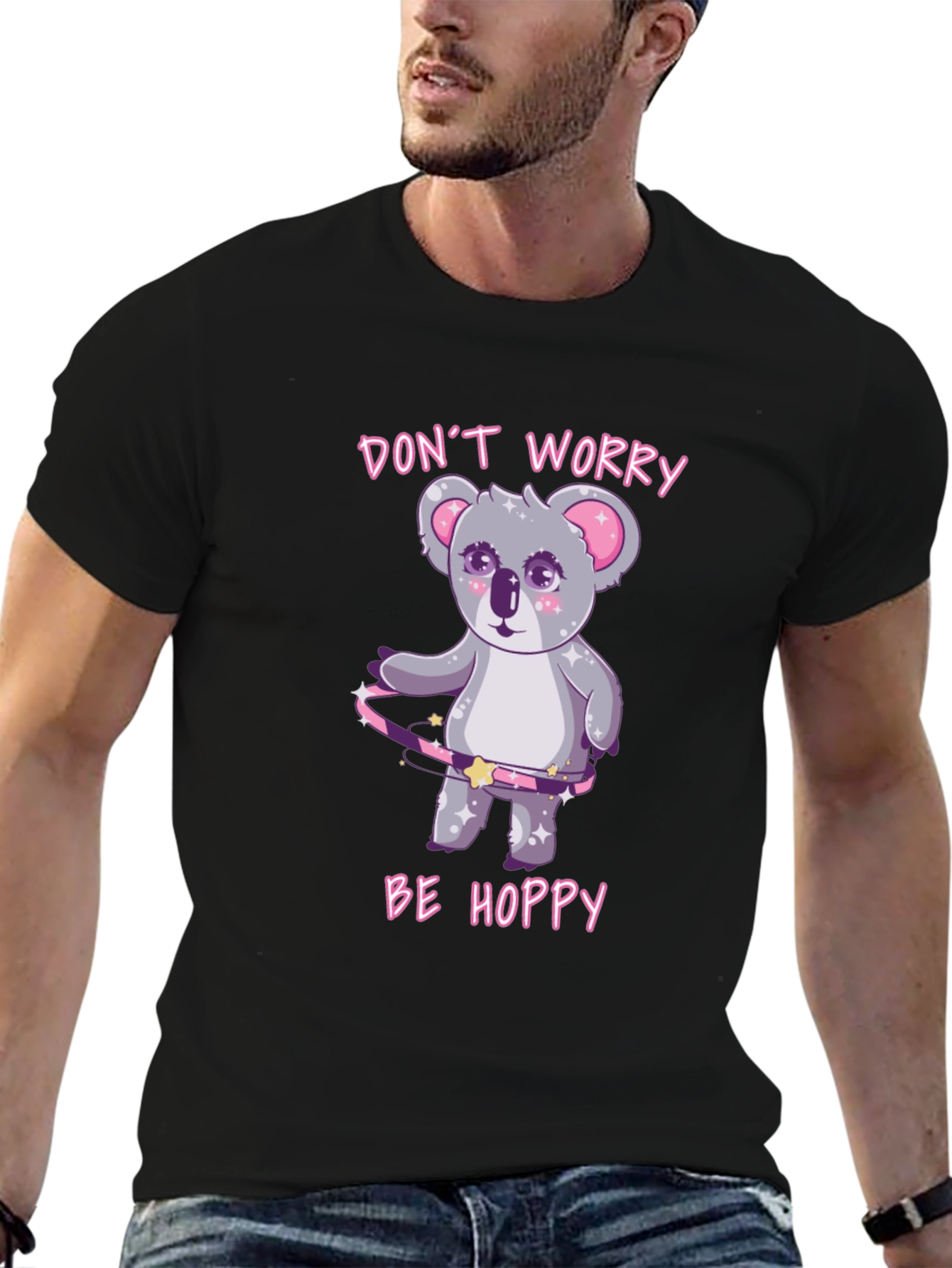 Dont Worry Be Hoppy Koala T-Shirt