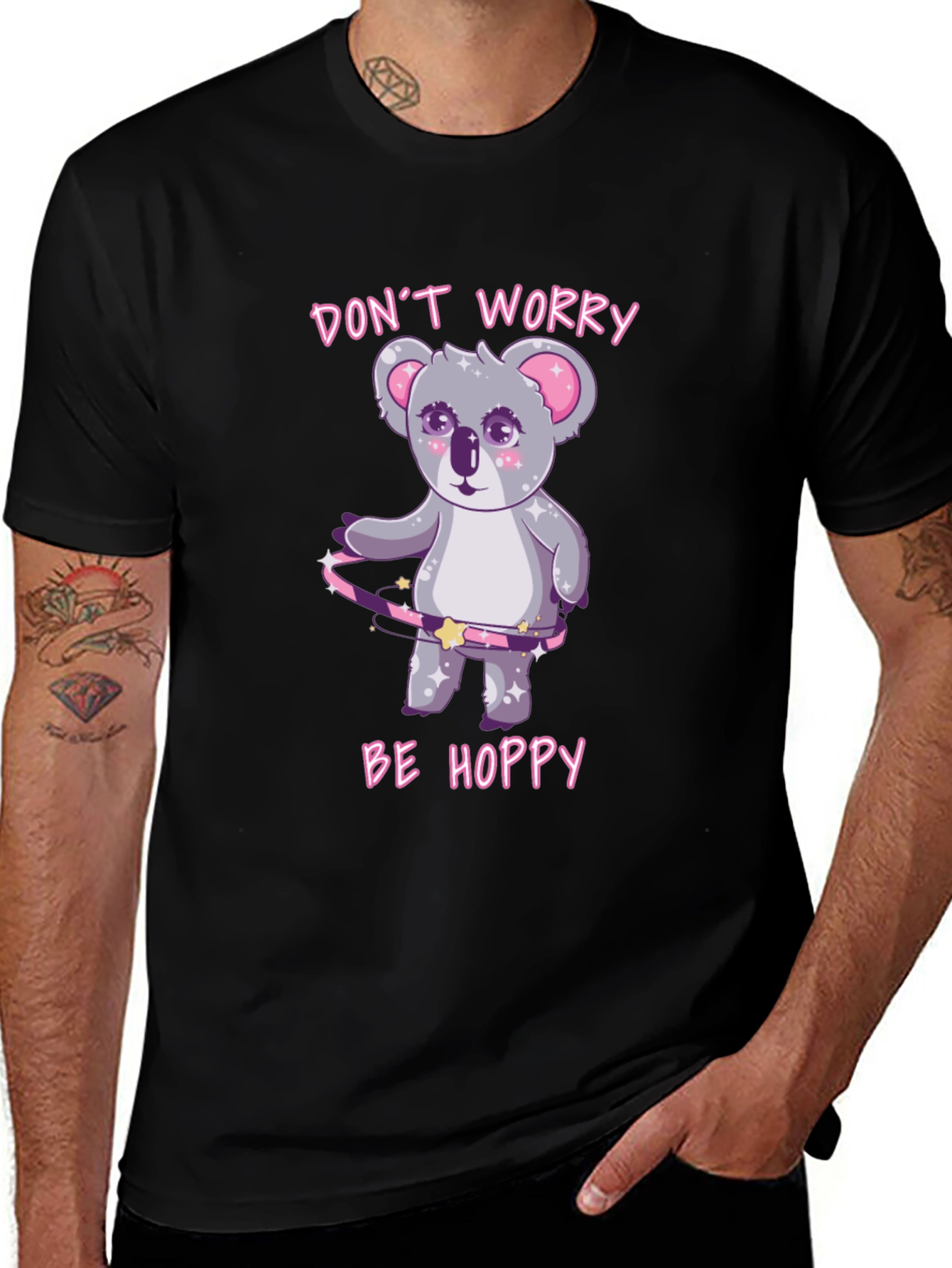 Dont Worry Be Hoppy Koala T-Shirt
