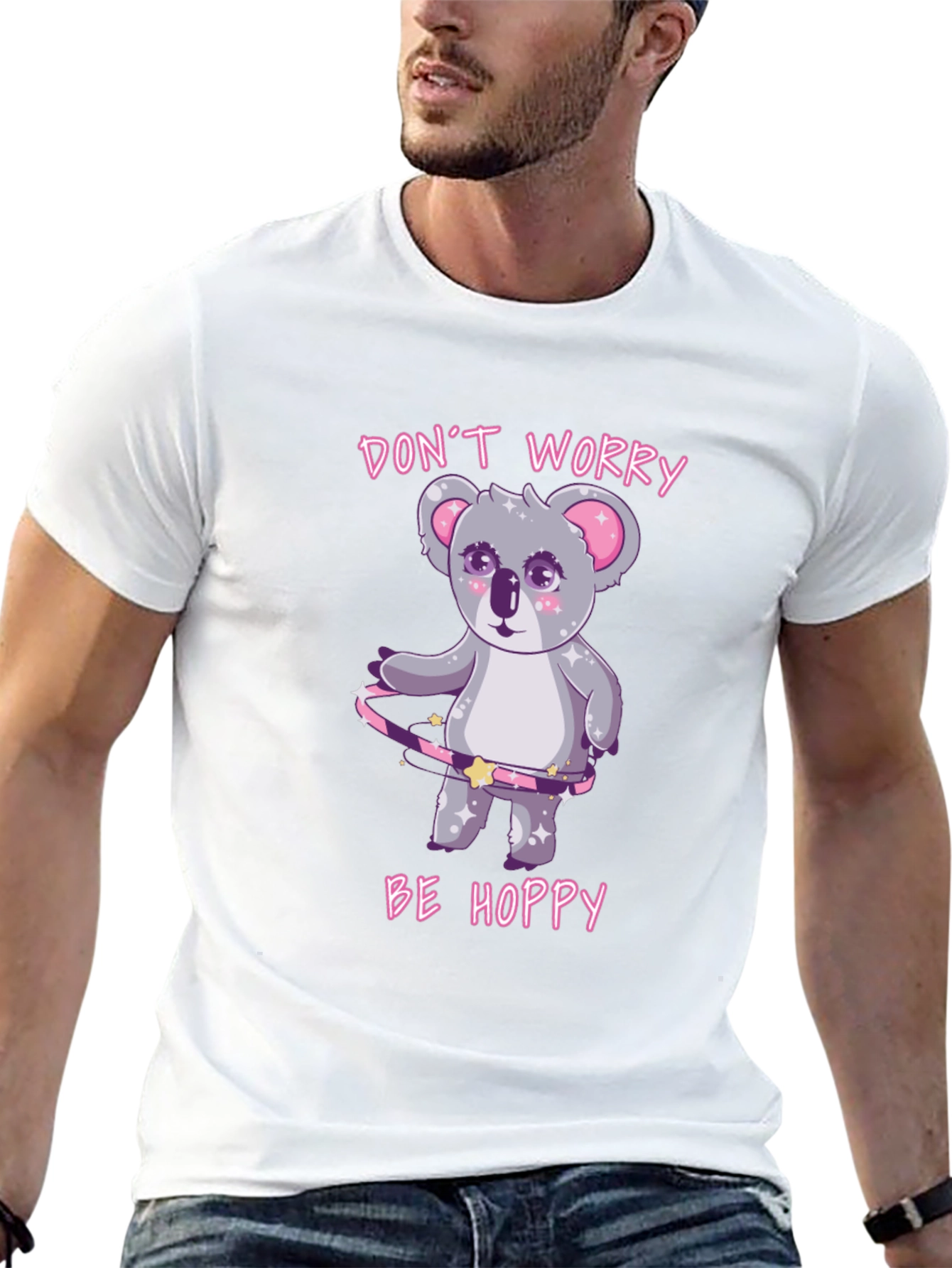 Dont Worry Be Hoppy Koala T-Shirt