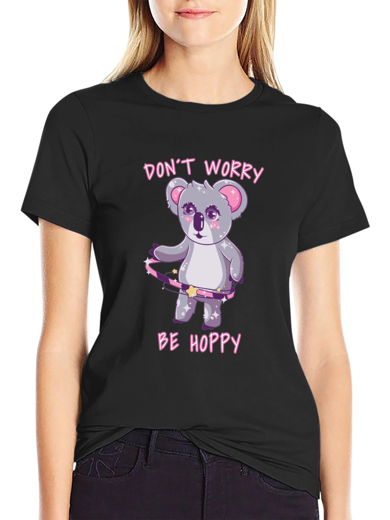 Dont Worry Be Hoppy Koala T-Shirt