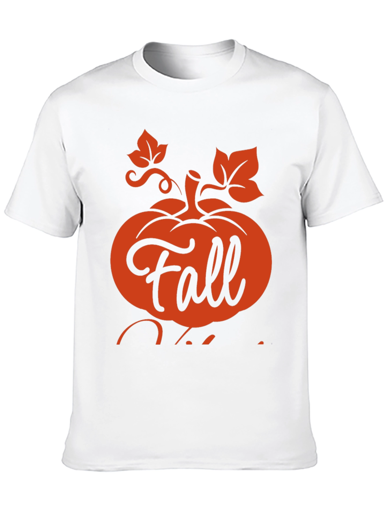 Fall Vibes Black Graphic T-Shirt