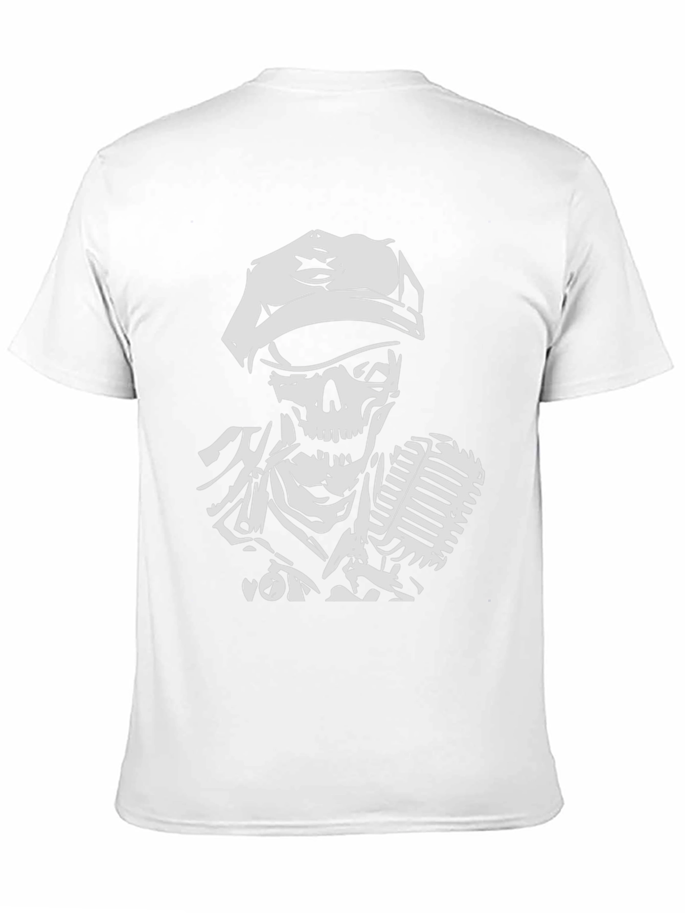Skull Singer Black T-Shirt
