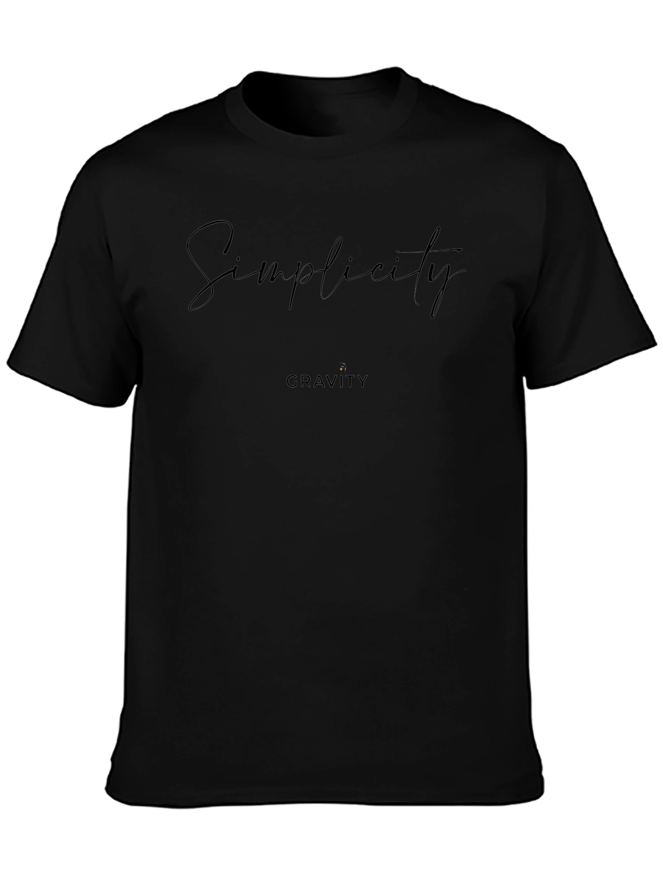 Simplicity Gravity Black T-Shirt