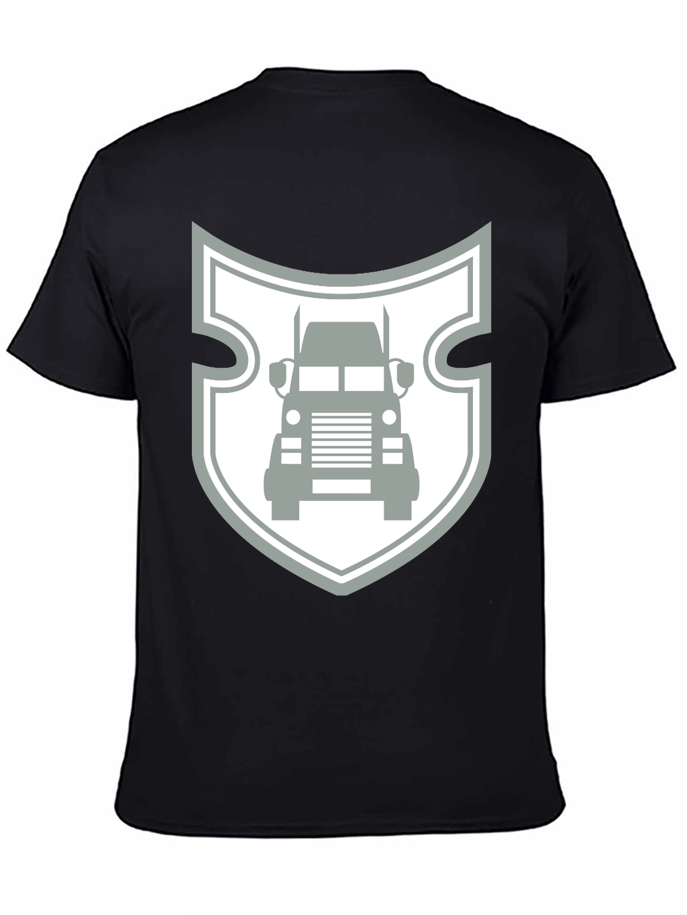 Truck Shield Graphic Tee - Black