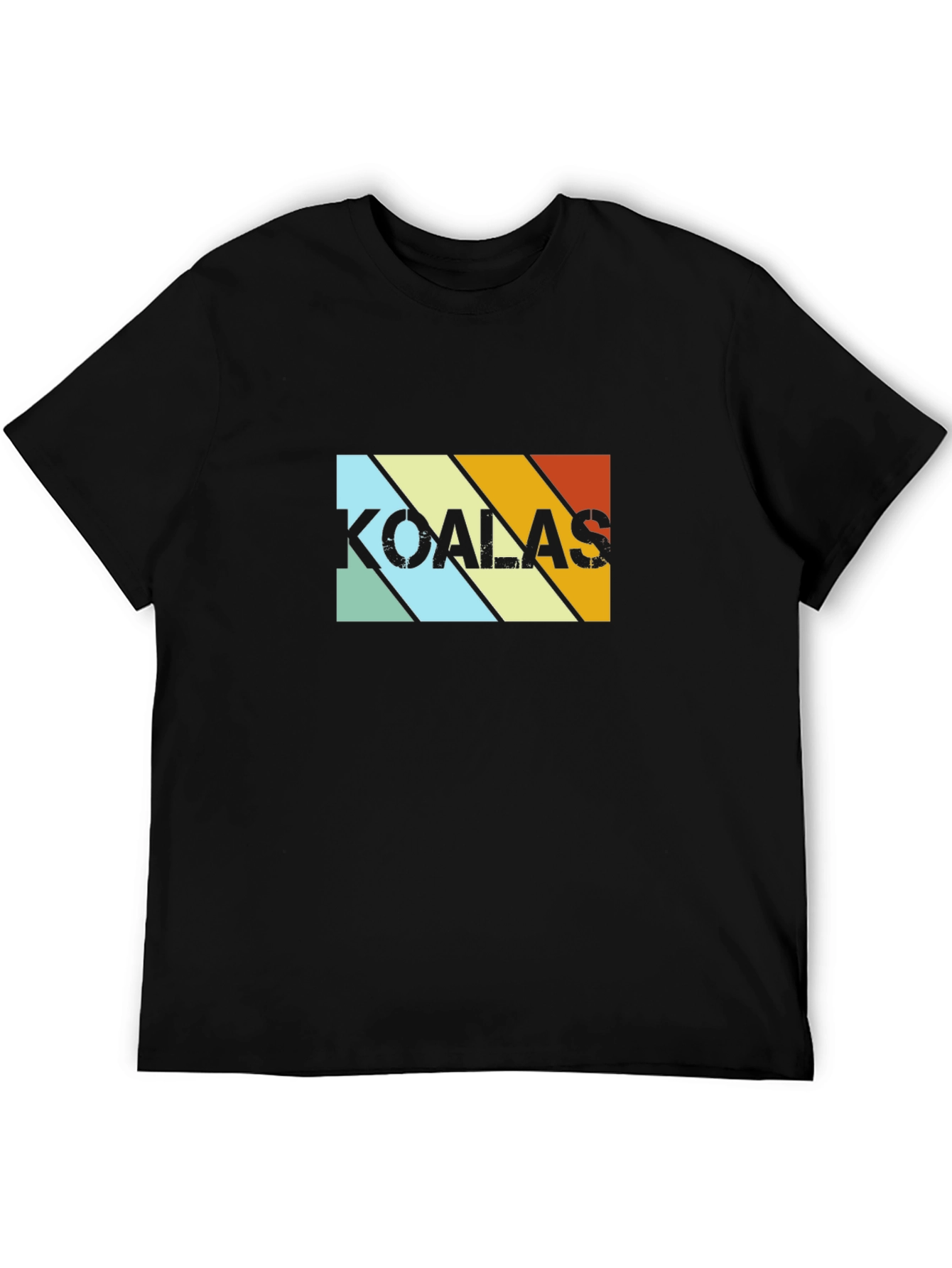 Retro Koalas T-Shirt - Striped Design