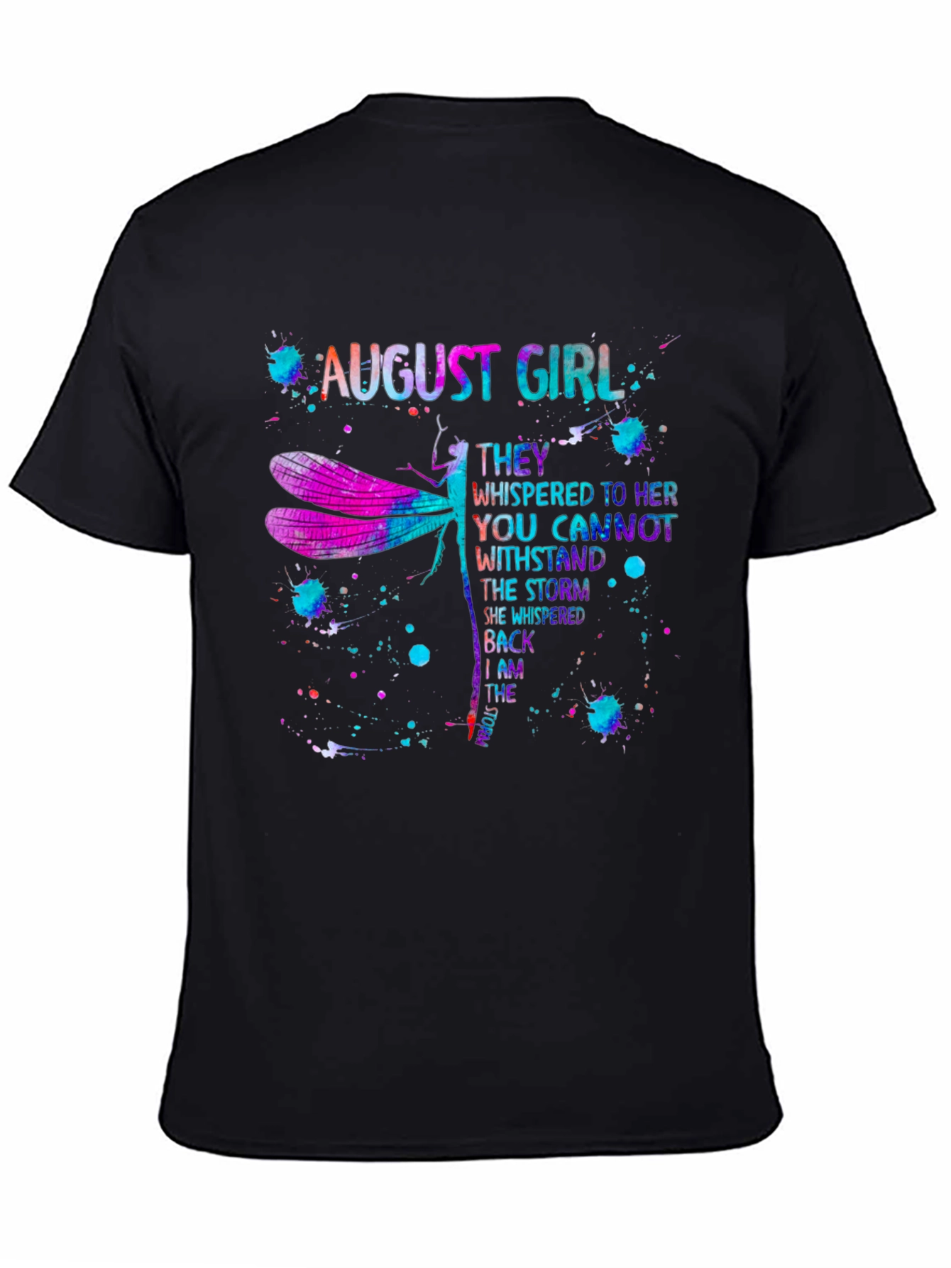 August Girl Dragonfly Graphic Tee - Strong Womens T-Shirt