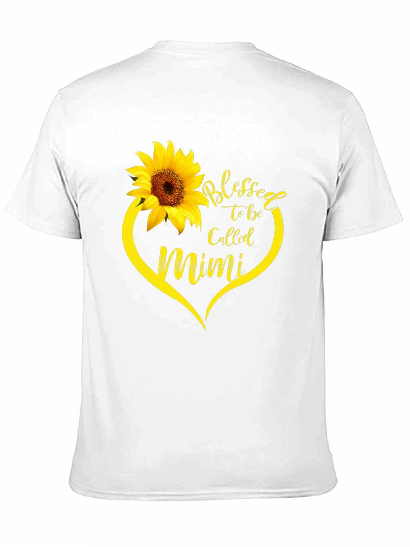 Blessed Mimi Sunflower Heart T-Shirt