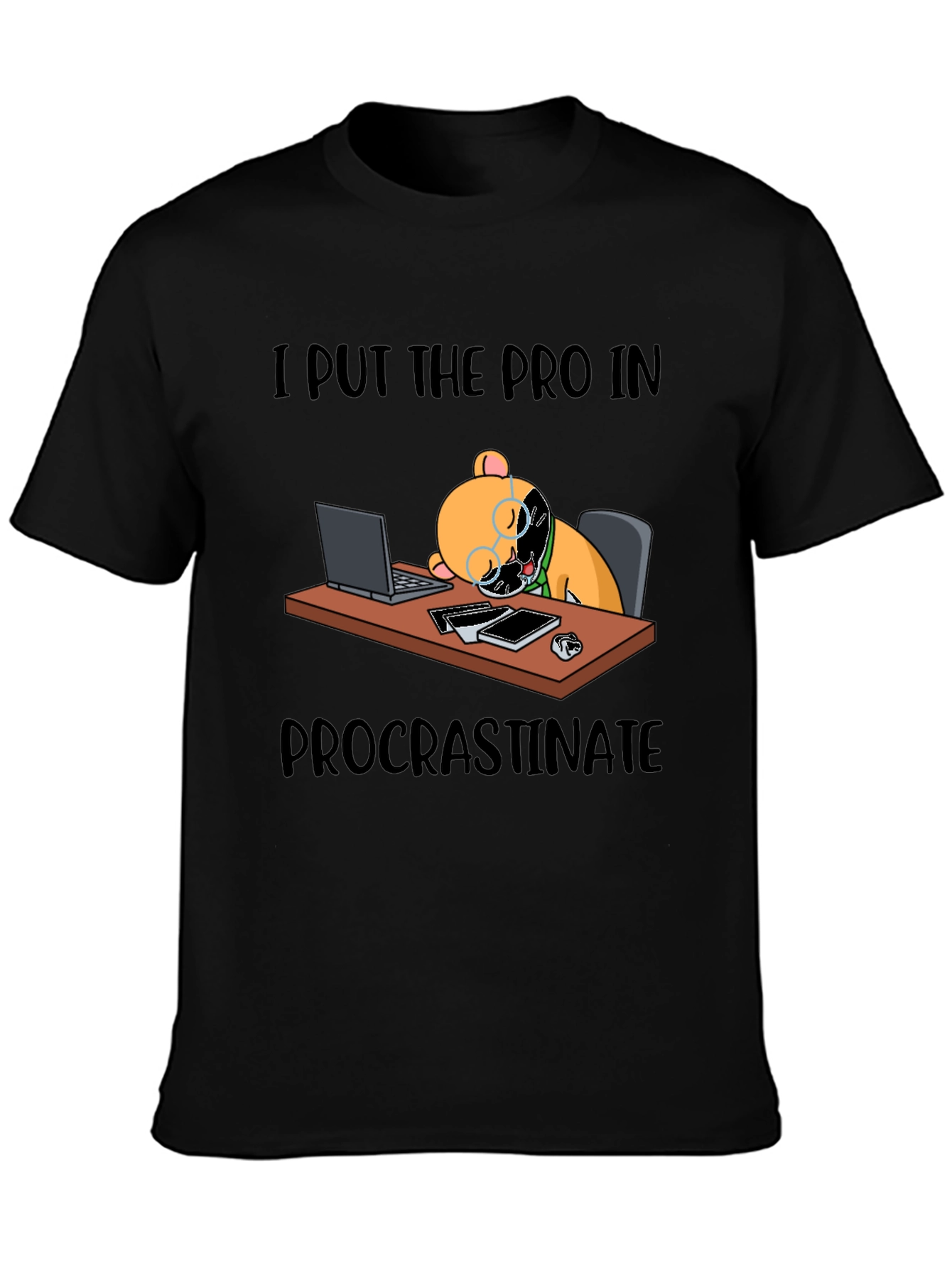 Procrastinate T-Shirt Funny Bear Lazy