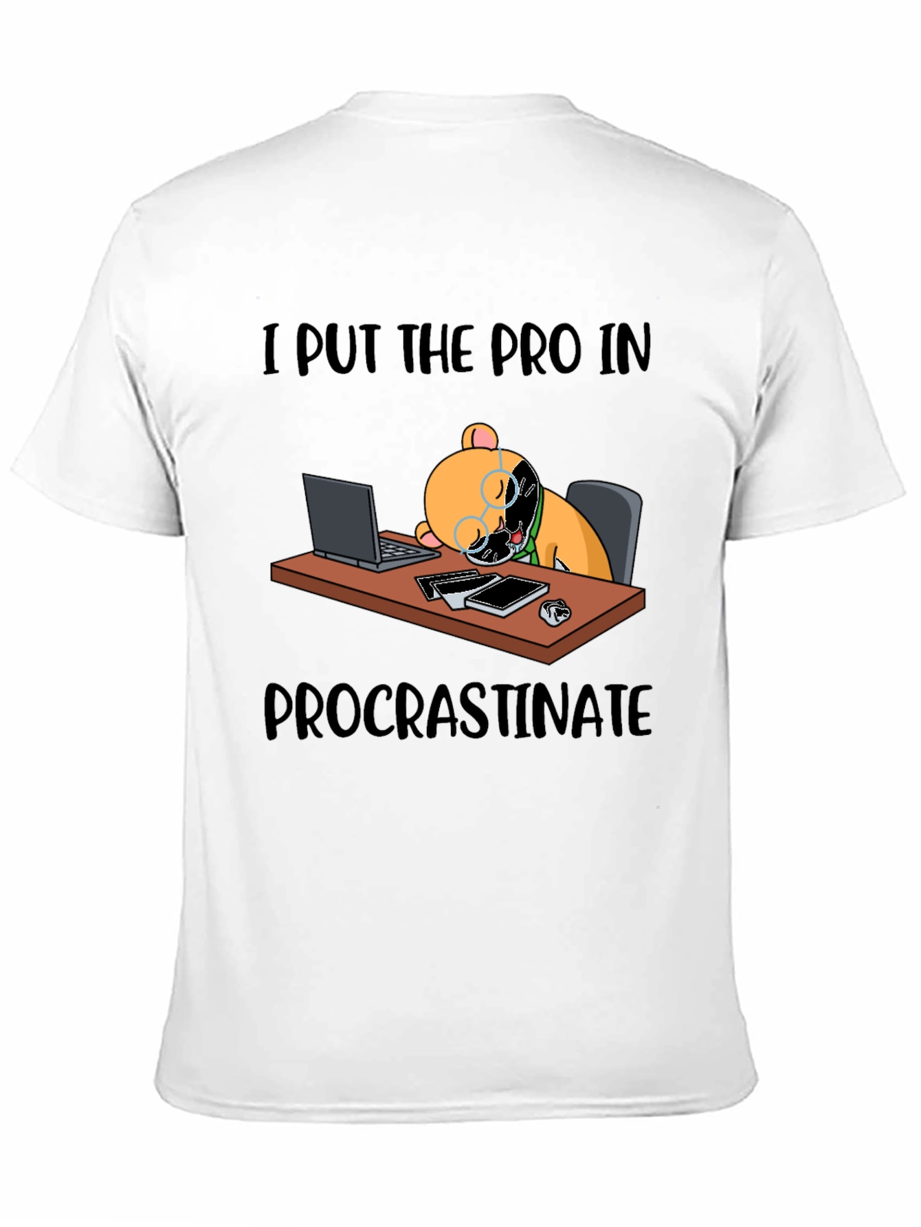 Procrastinate T-Shirt Funny Bear Lazy