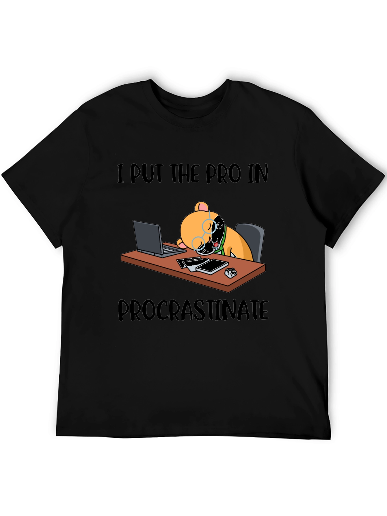 Procrastinate T-Shirt Funny Bear Lazy