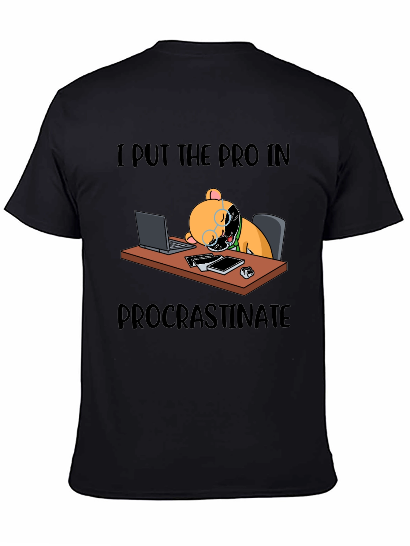 Procrastinate T-Shirt Funny Bear Lazy