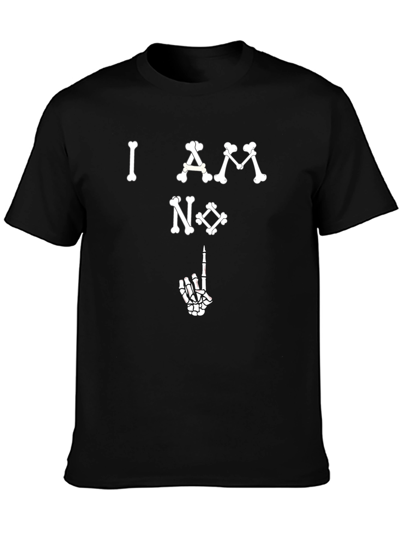 Skeleton Bone I AM No. 1 Graphic T-Shirt