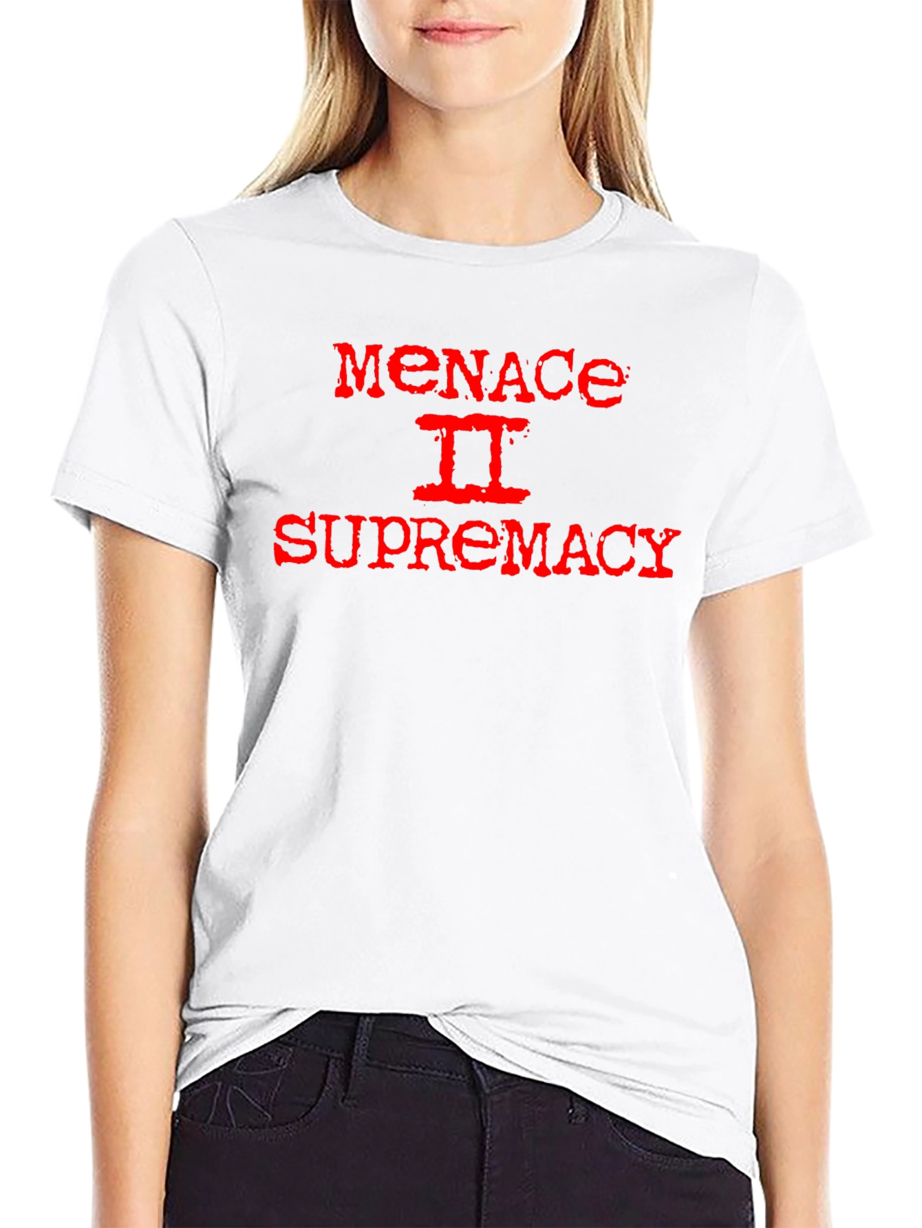 Menace II Supremacy Black Graphic T-Shirt