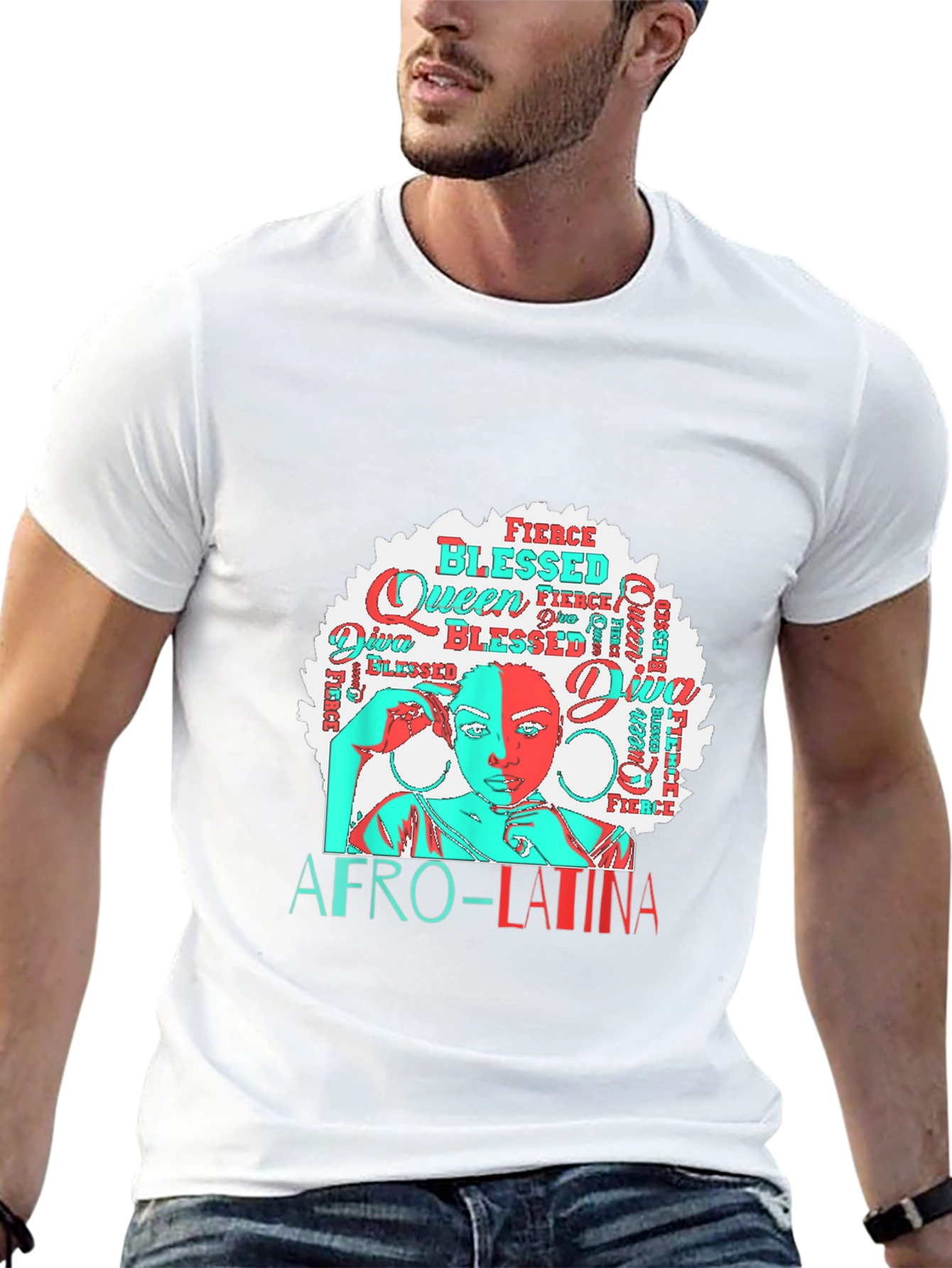 Afro-Latina Queen Graphic Tee