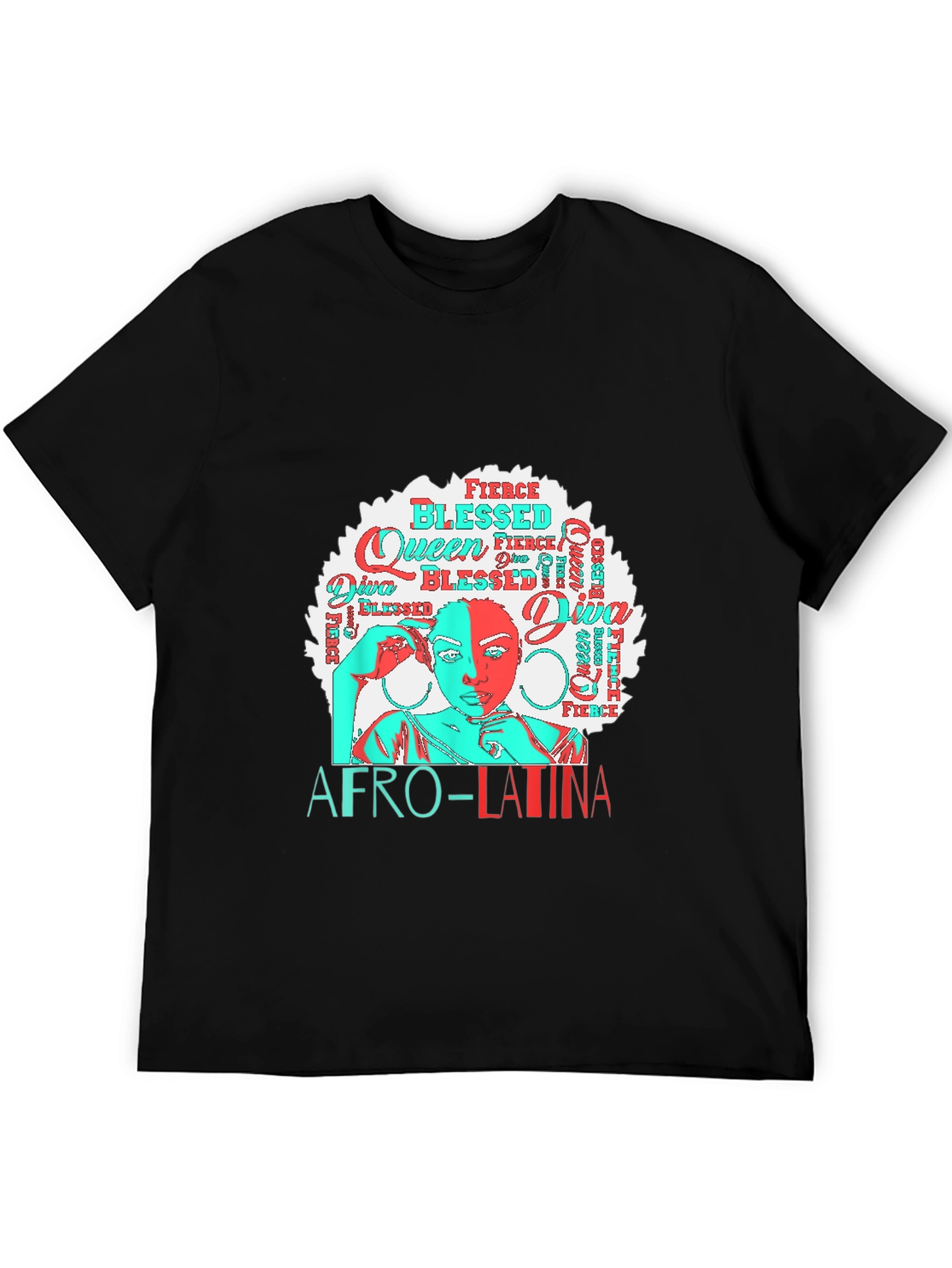 Afro-Latina Queen Graphic Tee