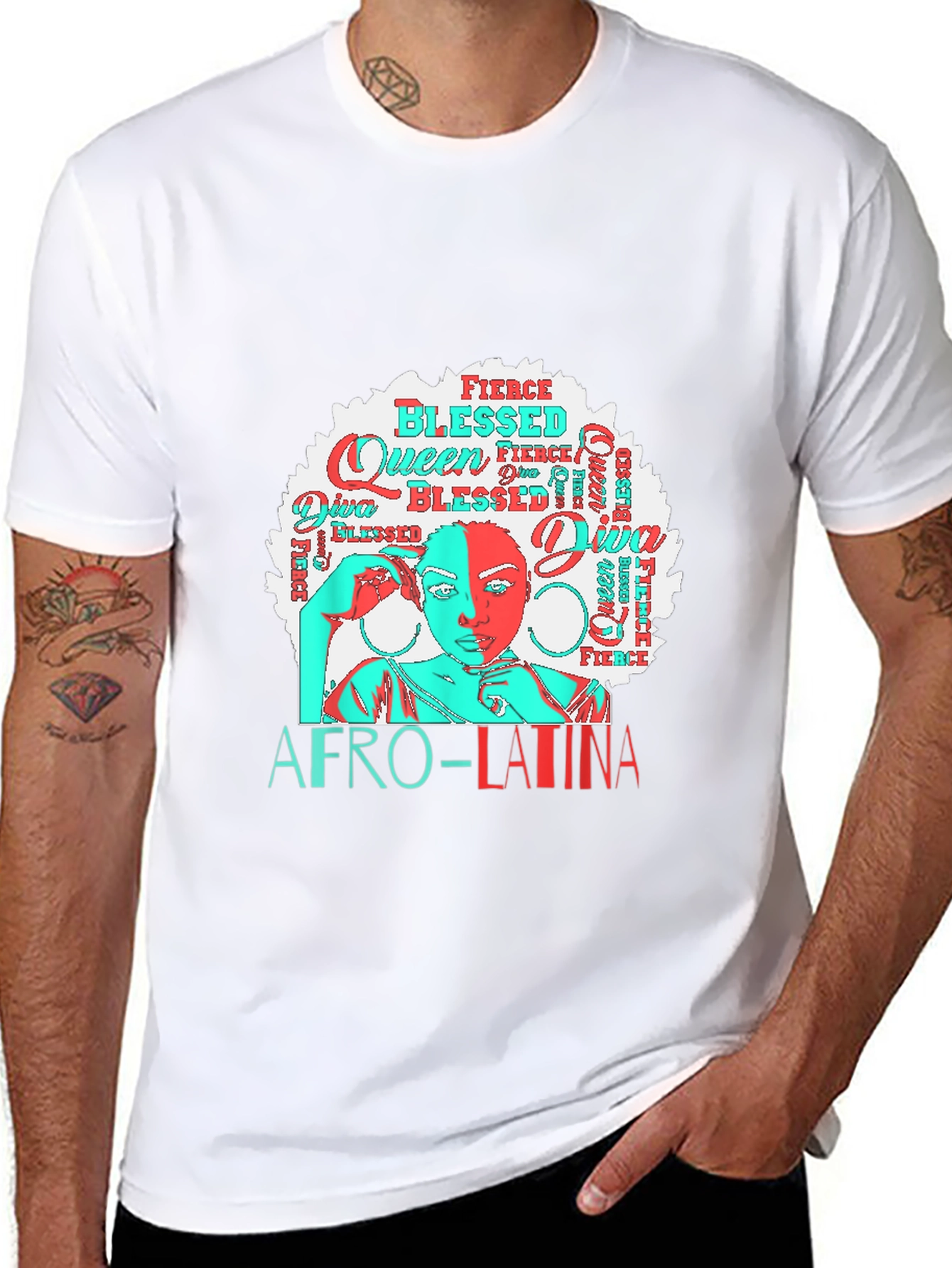 Afro-Latina Queen Graphic Tee