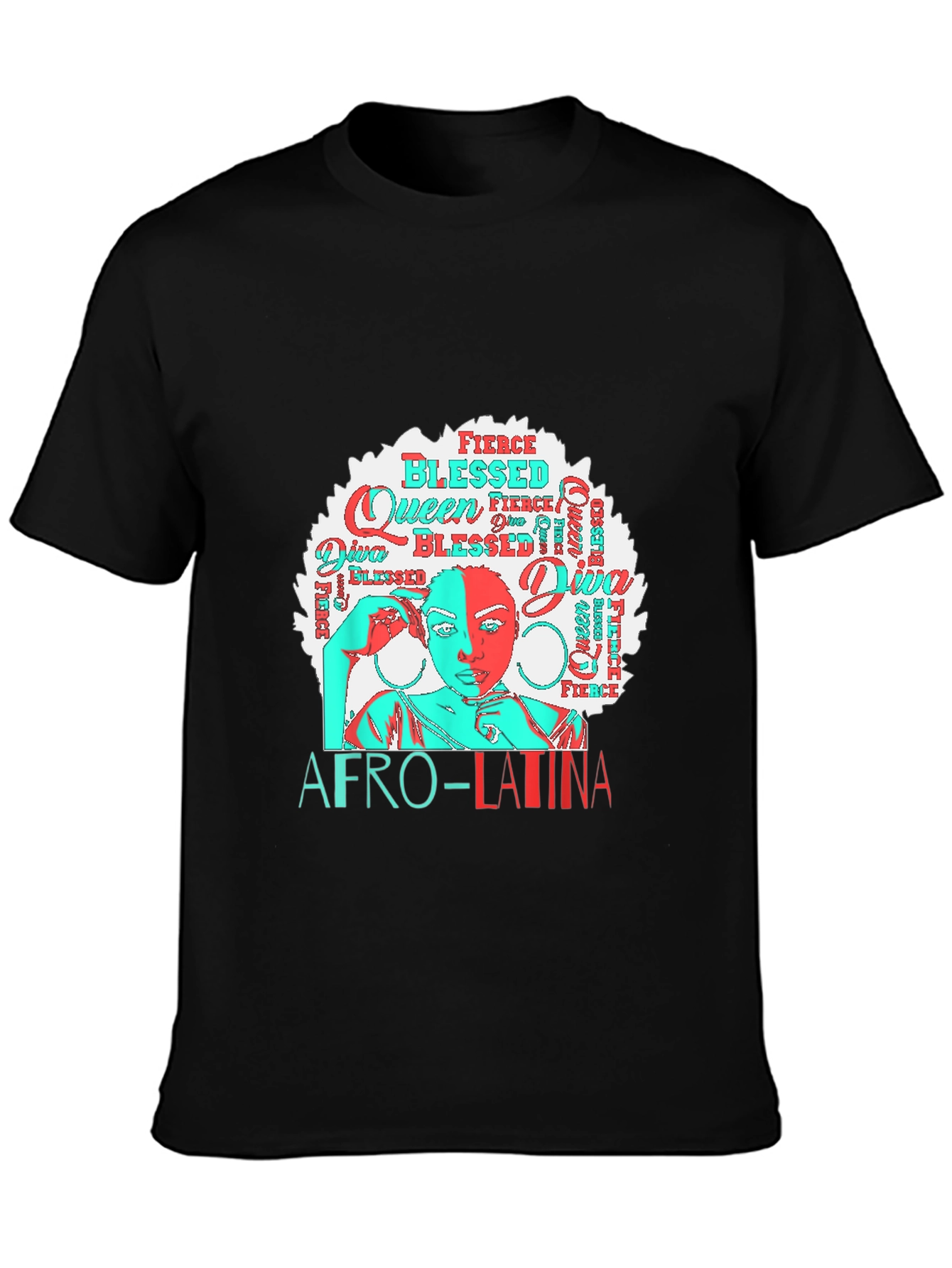 Afro-Latina Queen Graphic Tee