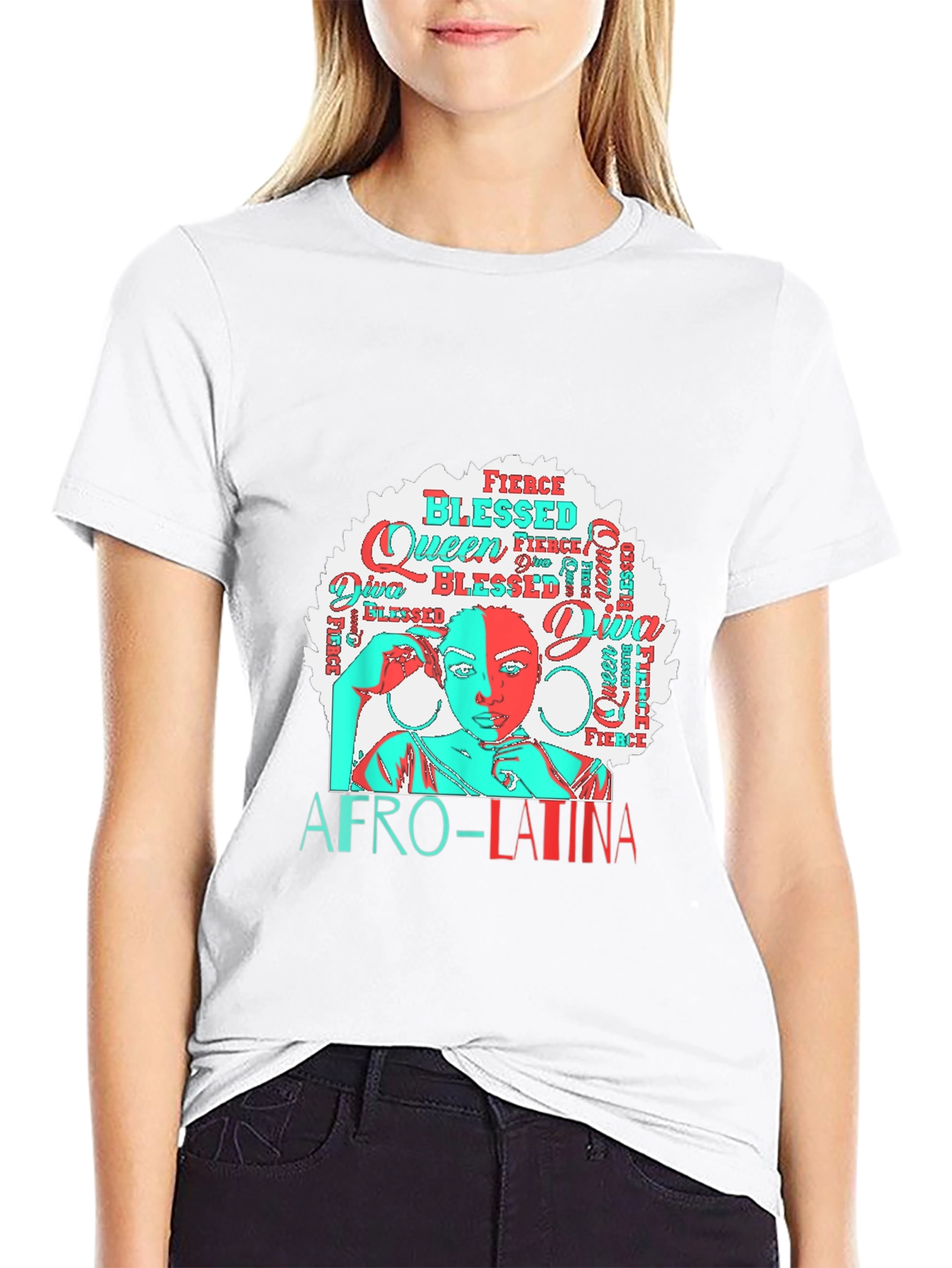 Afro-Latina Queen Graphic Tee