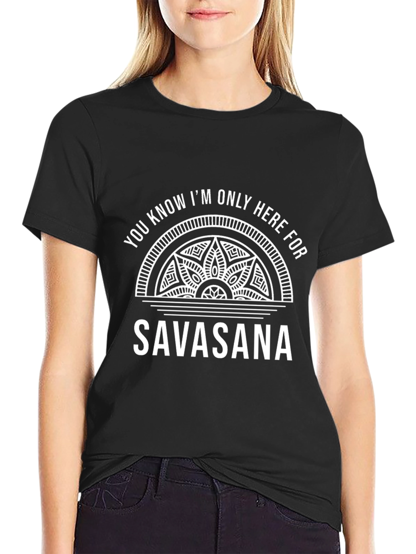 Savasana Yoga T-Shirt - Relax After Workout