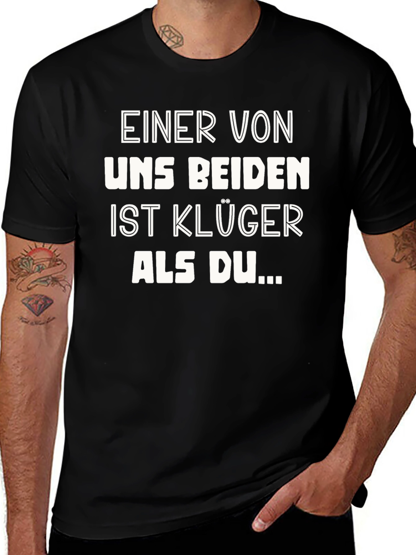 Funny German Slogan T-Shirt: Smarter Than You