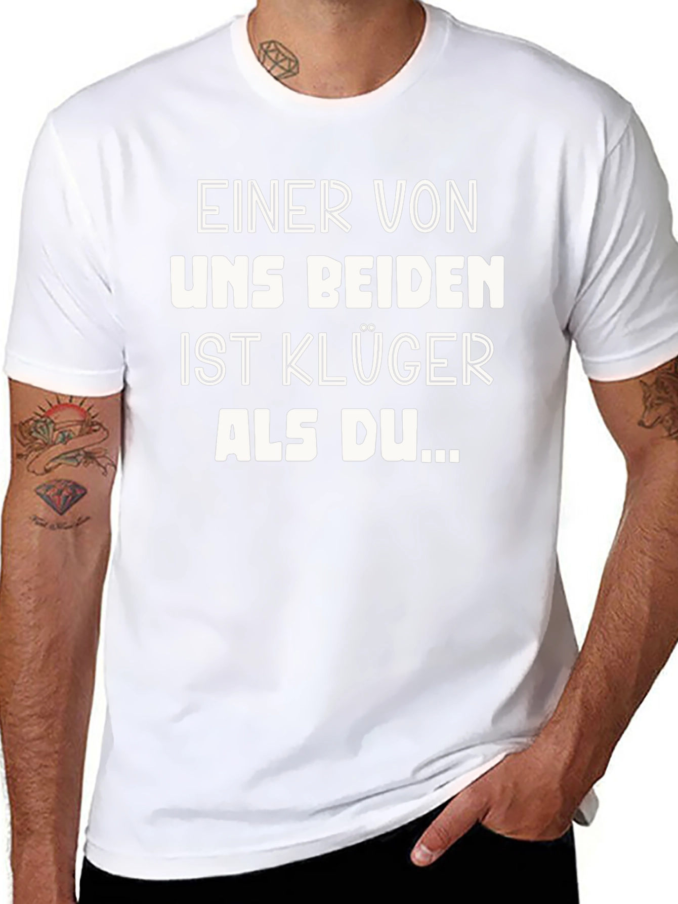Funny German Slogan T-Shirt: Smarter Than You