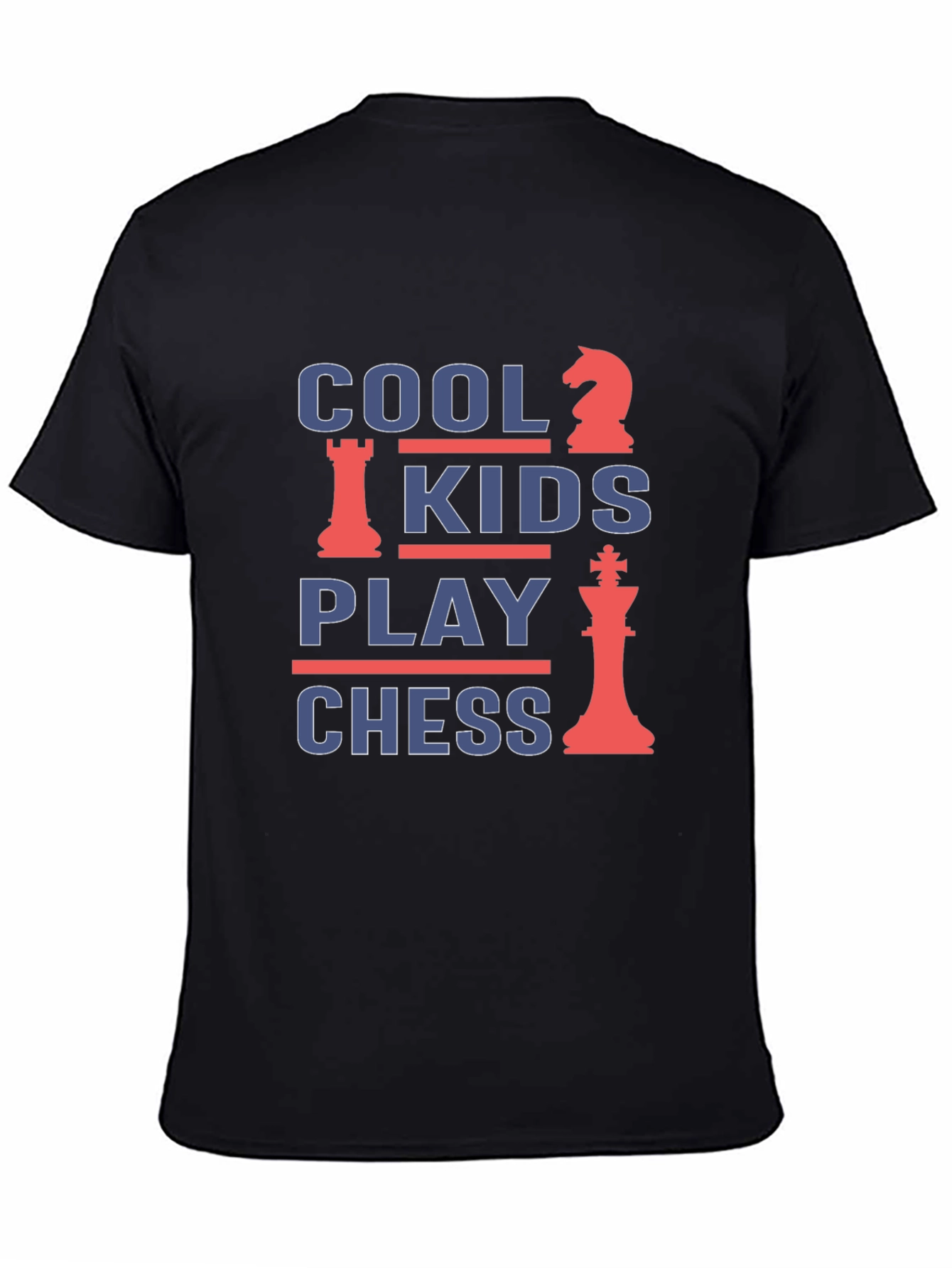 Cool Kids Play Chess Graphic T-Shirt