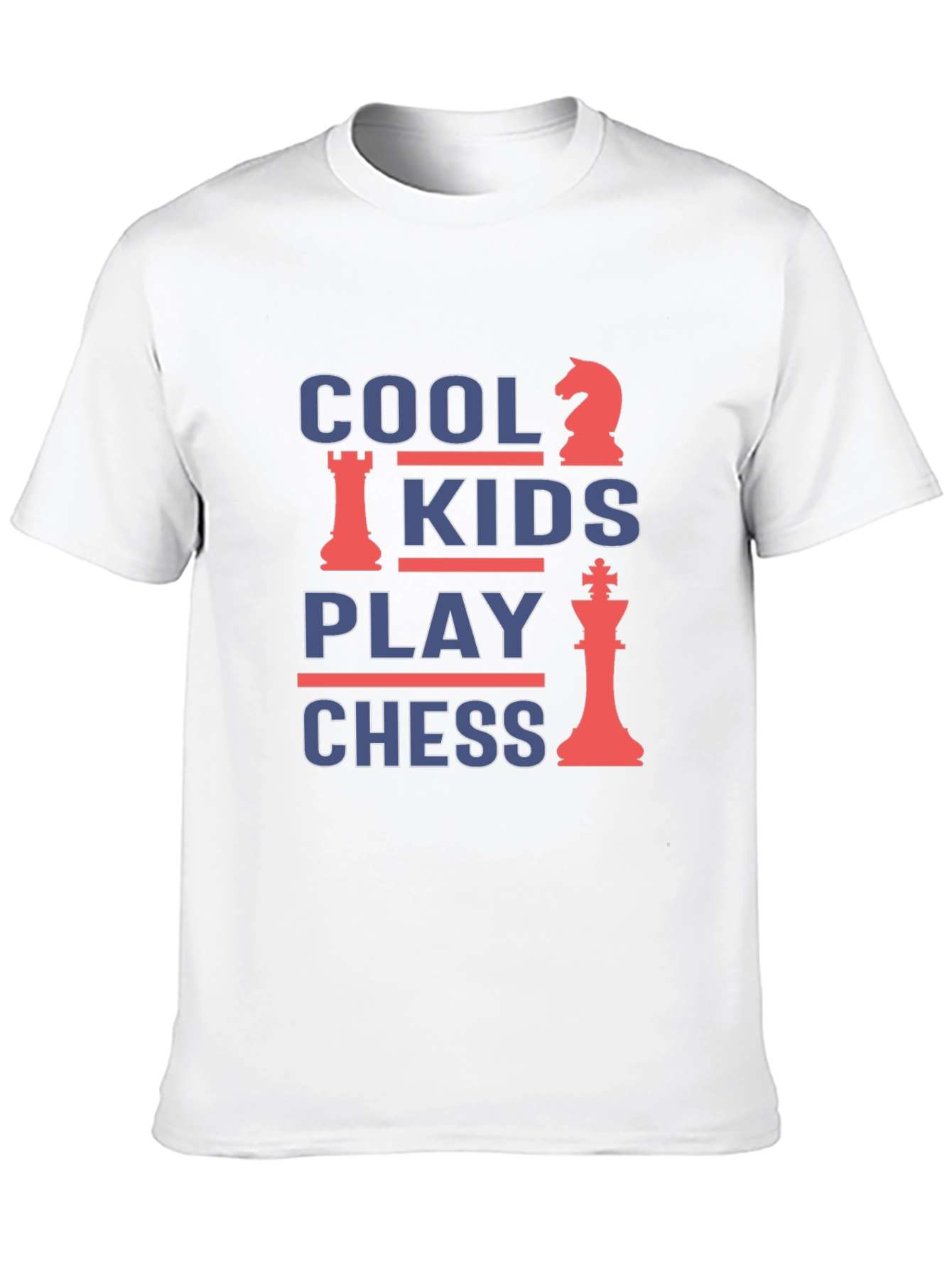 Cool Kids Play Chess Graphic T-Shirt