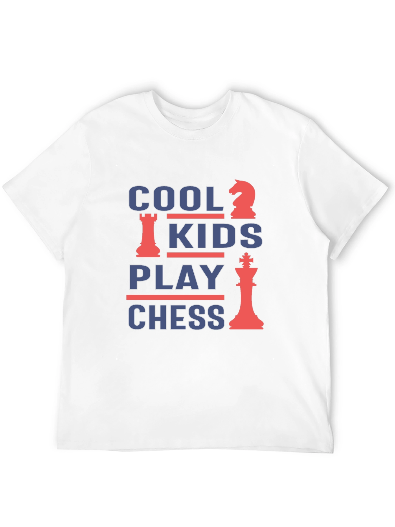 Cool Kids Play Chess Graphic T-Shirt