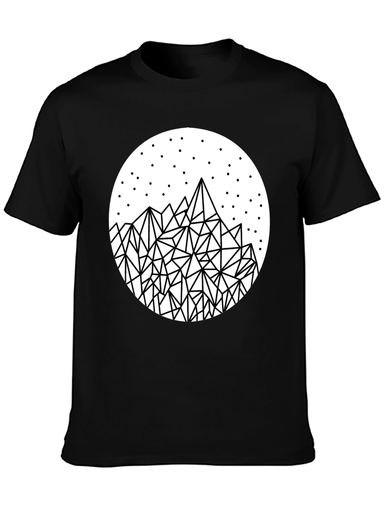 Geometric Mountainscape Tee