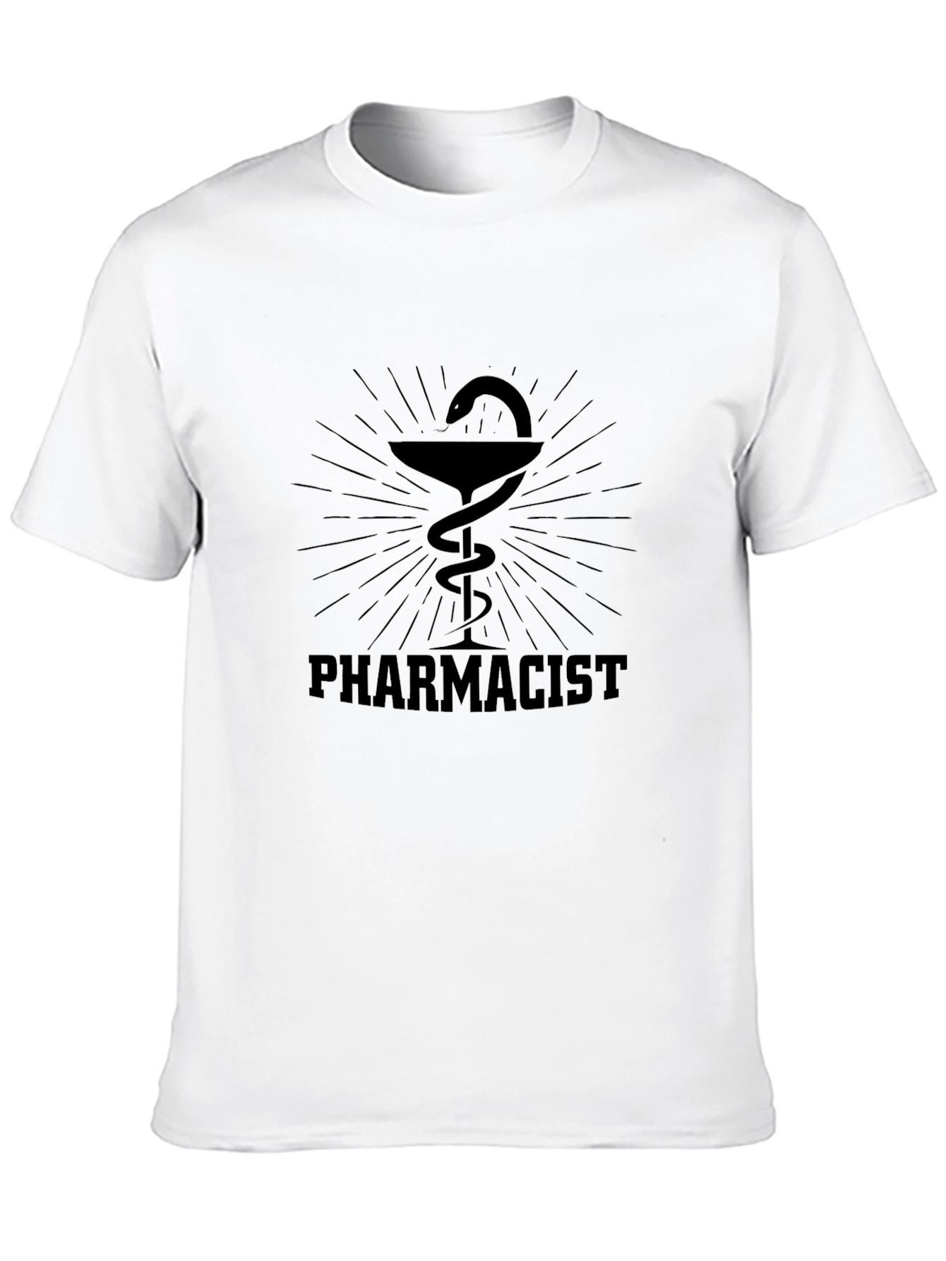 Pharmacist Symbol Black T-Shirt