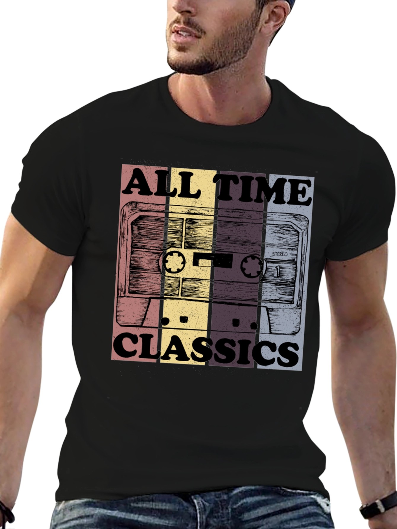 All Time Classics Retro Cassette Tape T-Shirt