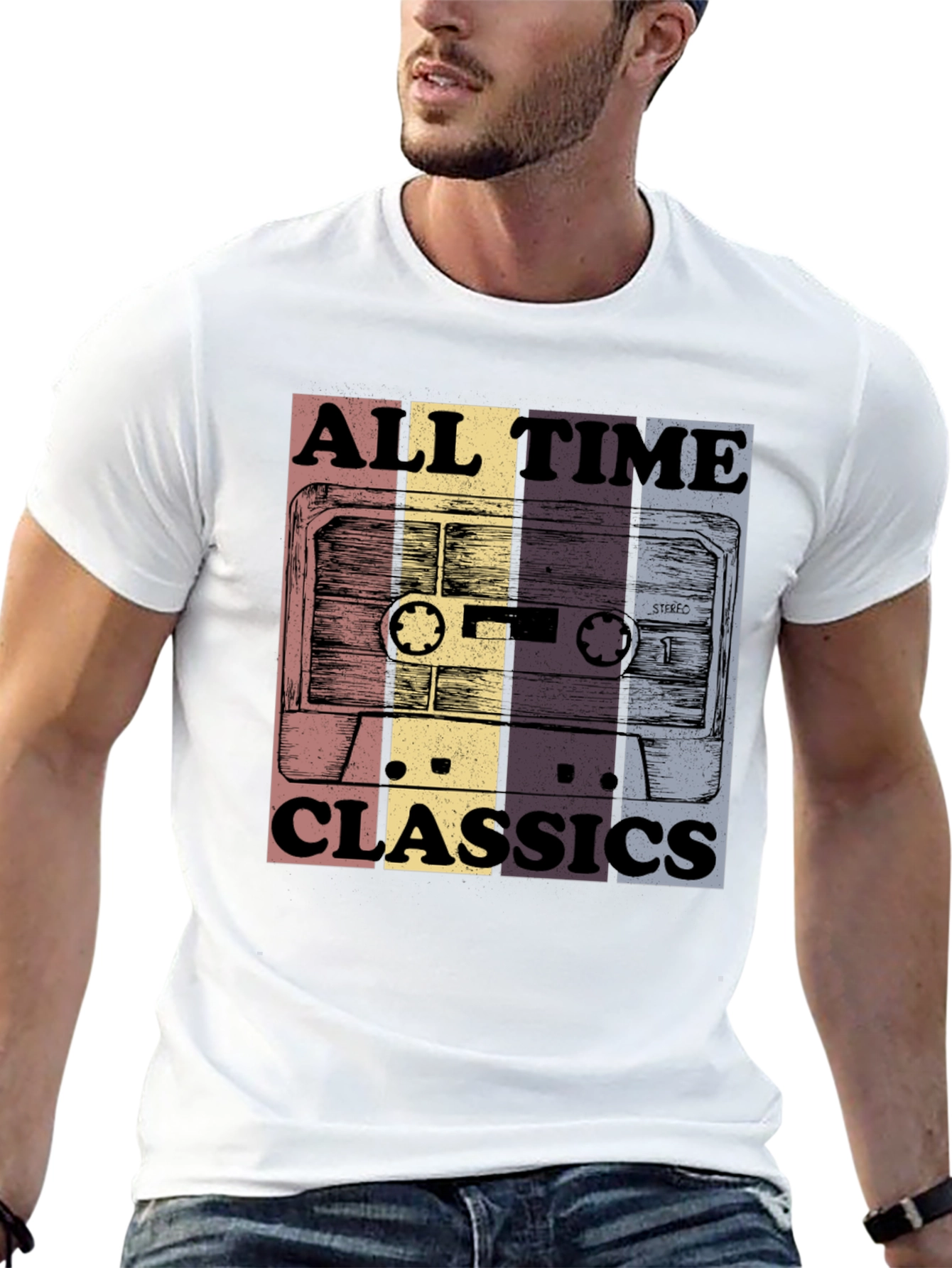 All Time Classics Retro Cassette Tape T-Shirt