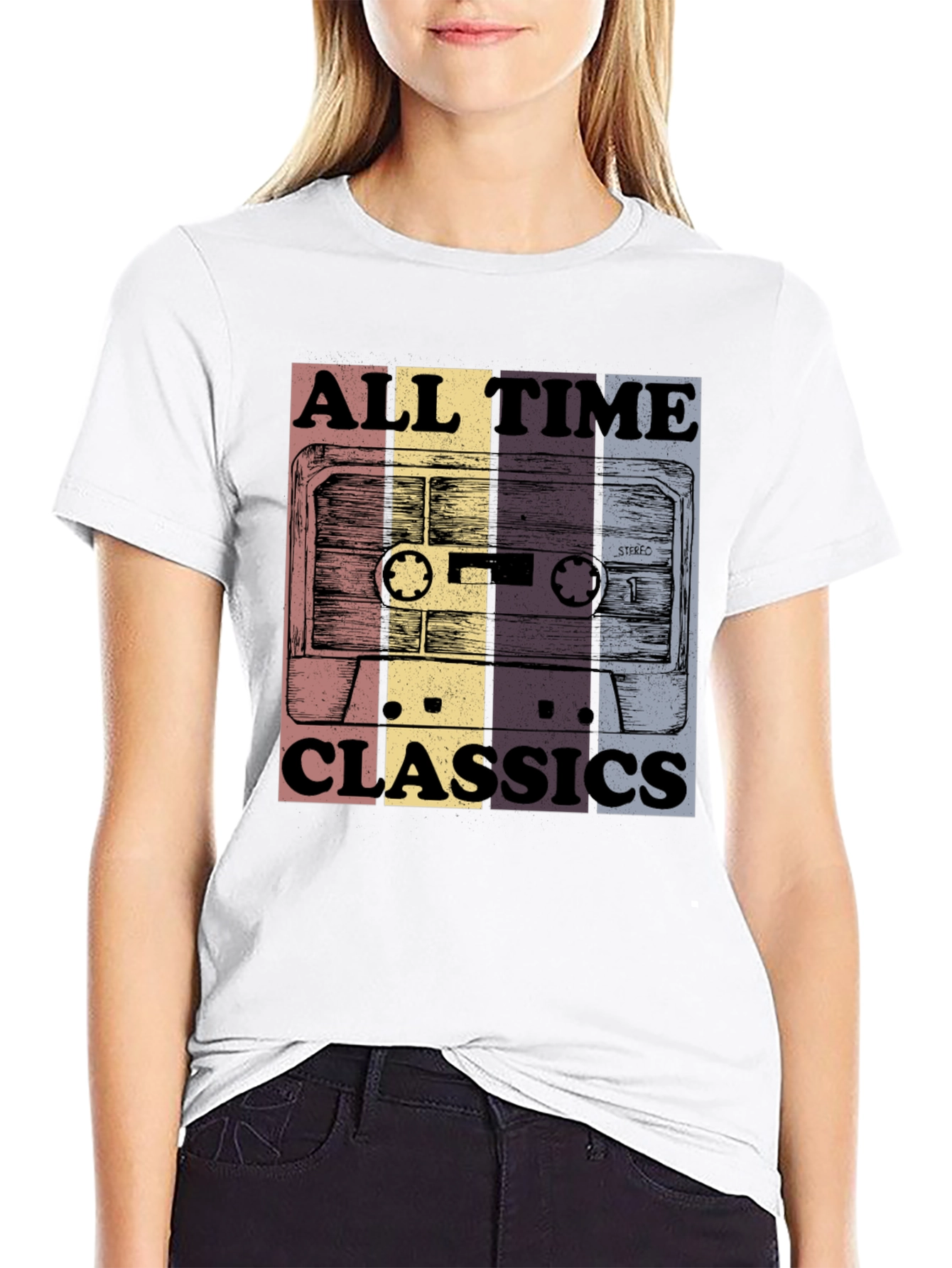All Time Classics Retro Cassette Tape T-Shirt