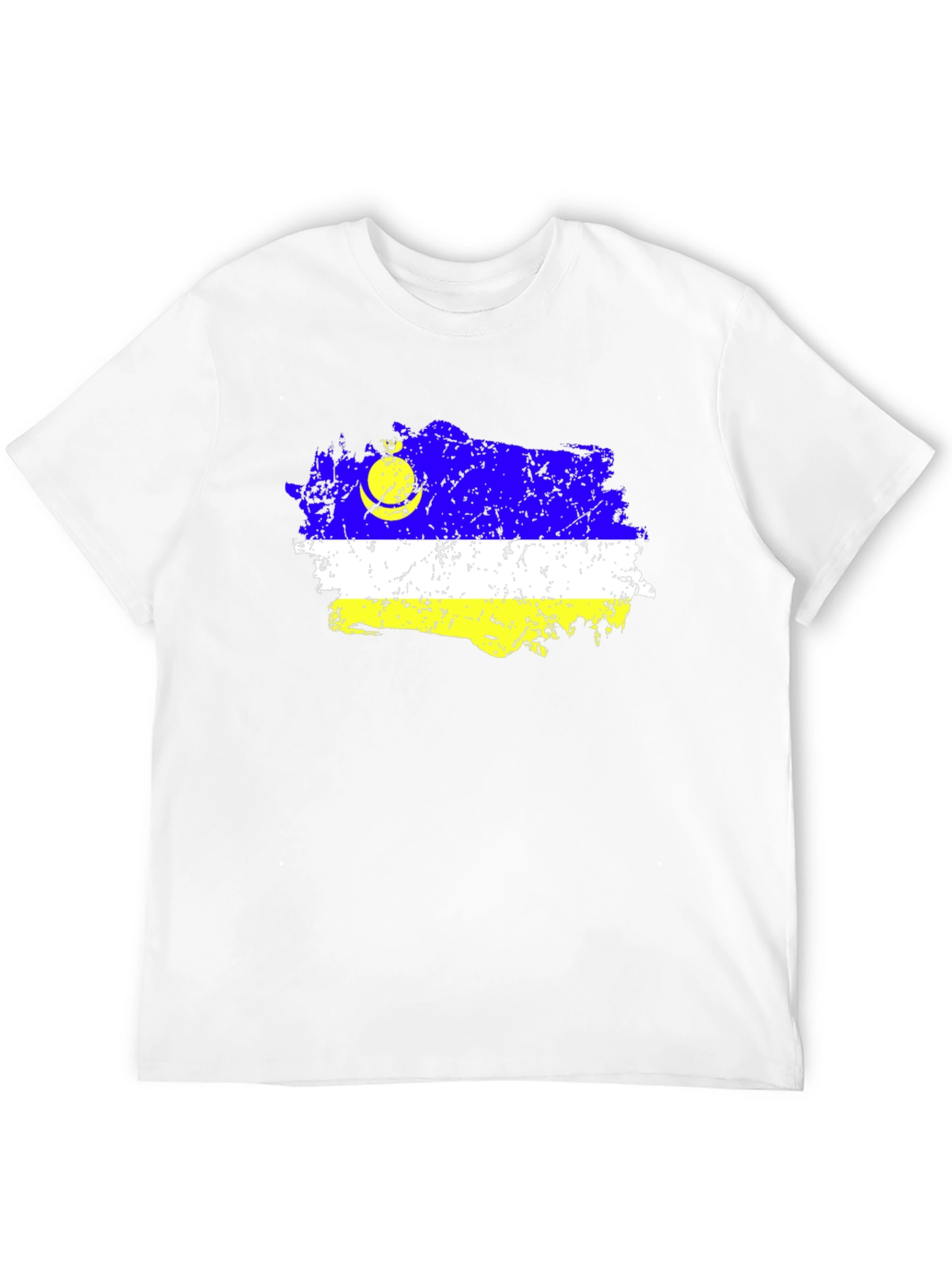 Buryatia Flag T-Shirt - Distressed Design