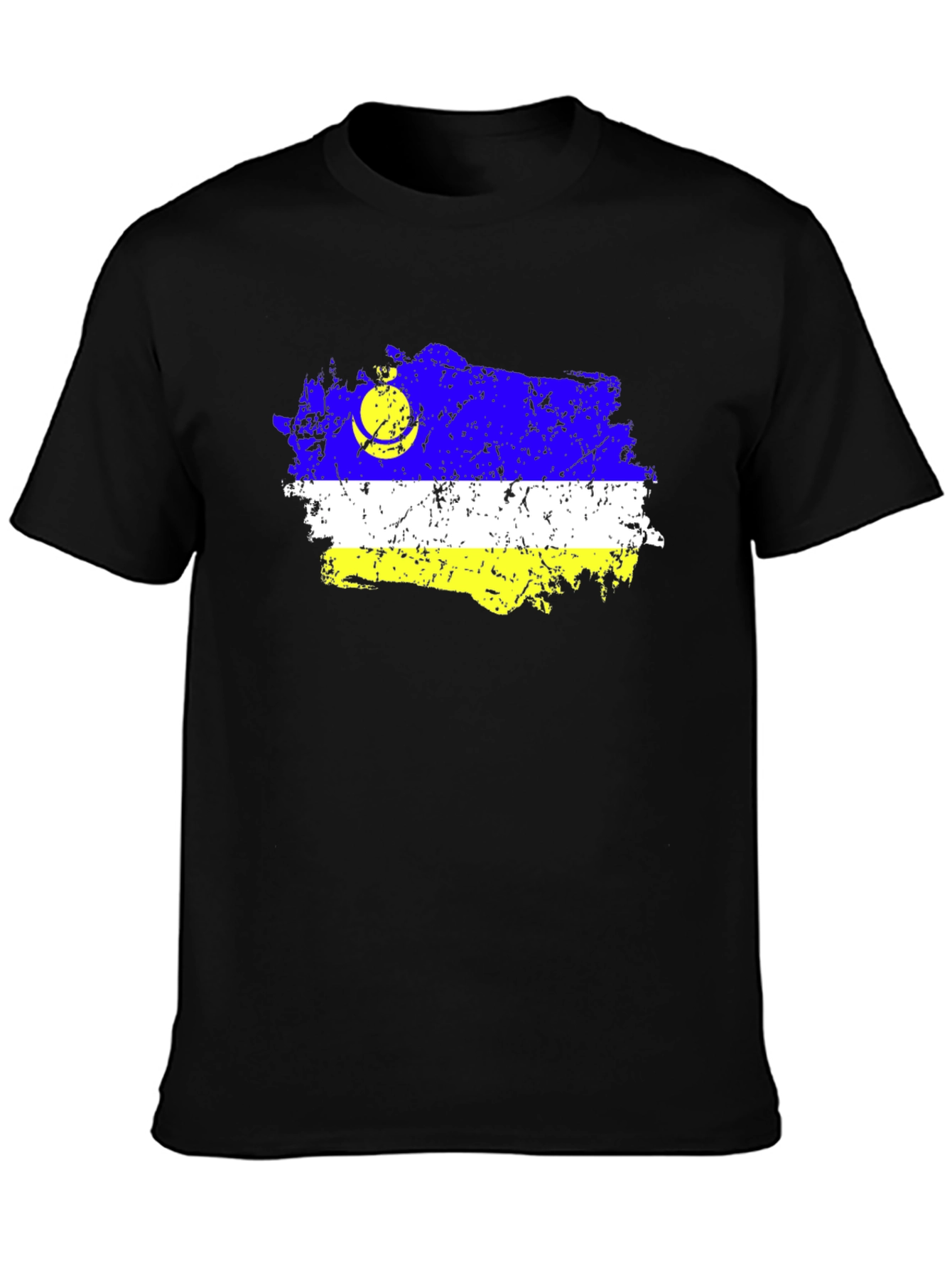 Buryatia Flag T-Shirt - Distressed Design