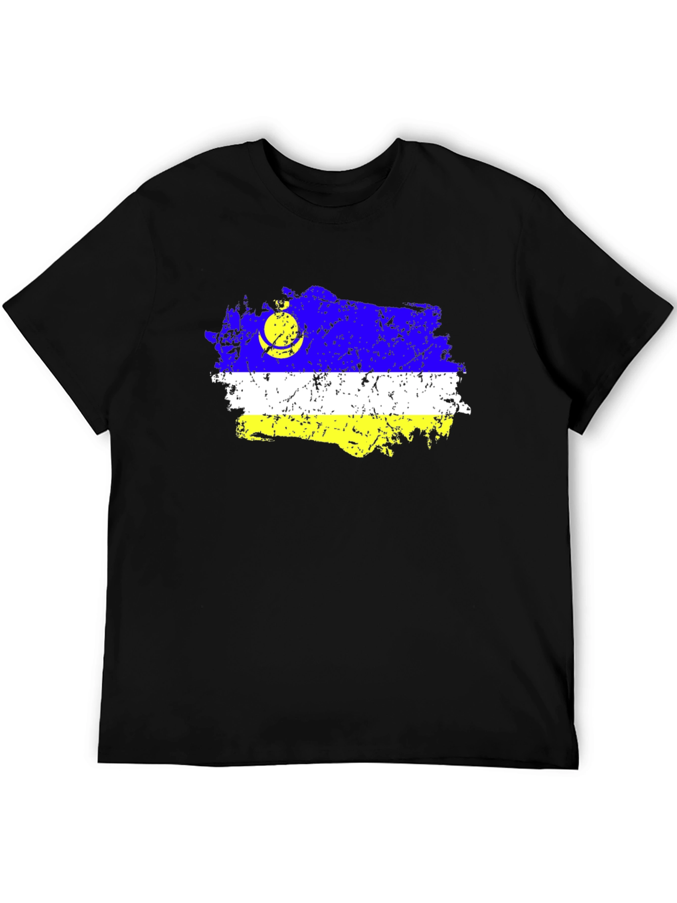 Buryatia Flag T-Shirt - Distressed Design