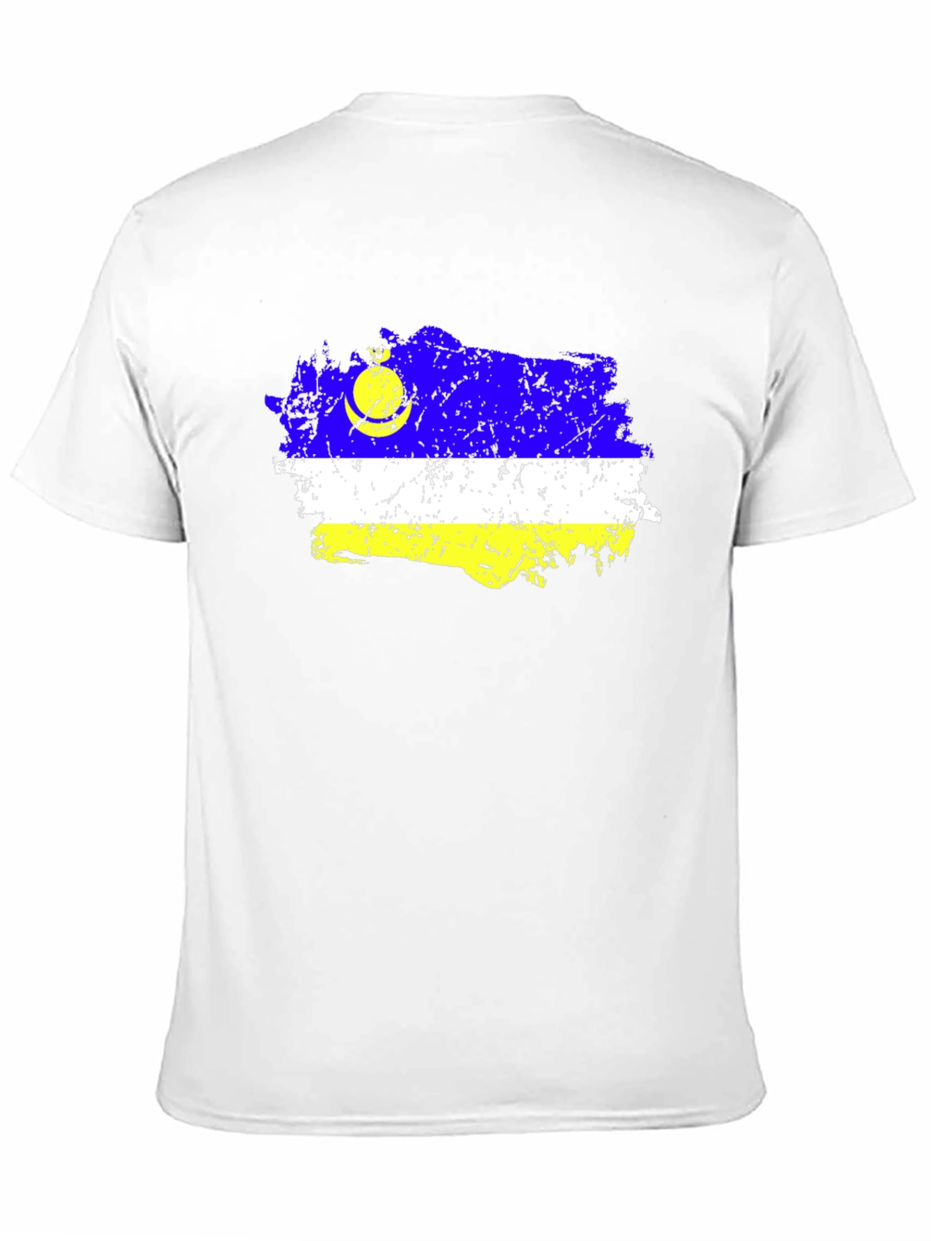 Buryatia Flag T-Shirt - Distressed Design