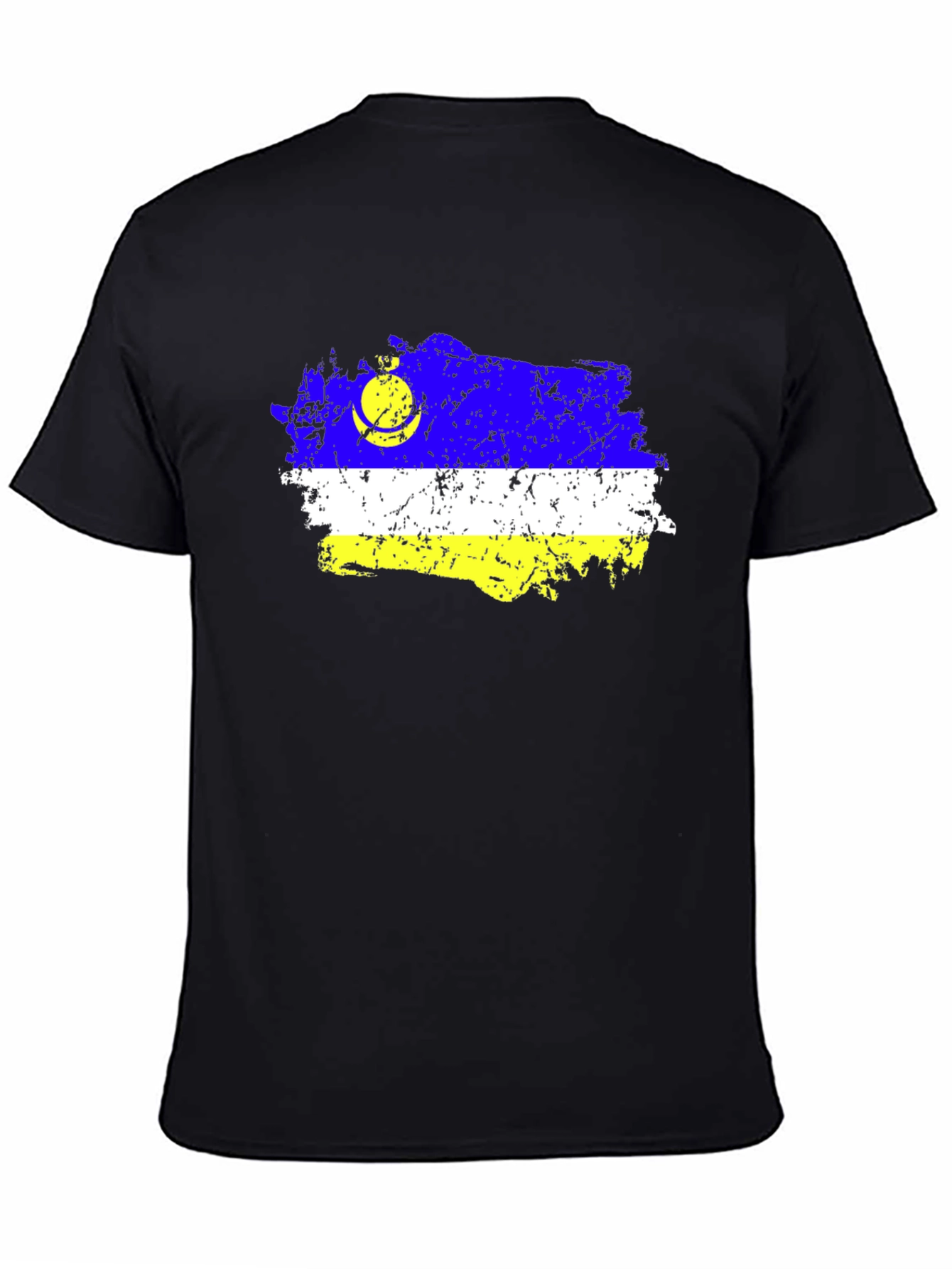 Buryatia Flag T-Shirt - Distressed Design