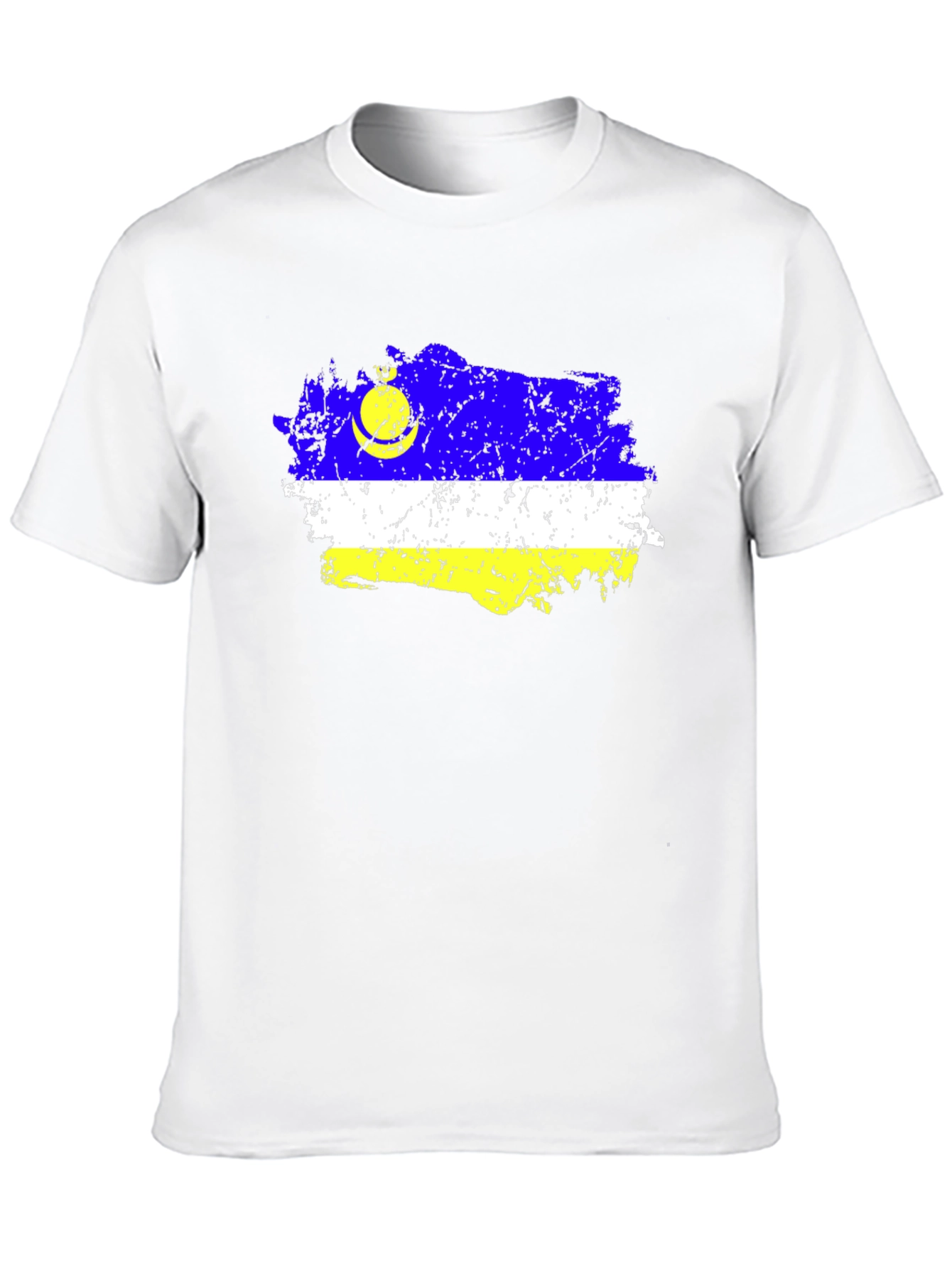 Buryatia Flag T-Shirt - Distressed Design
