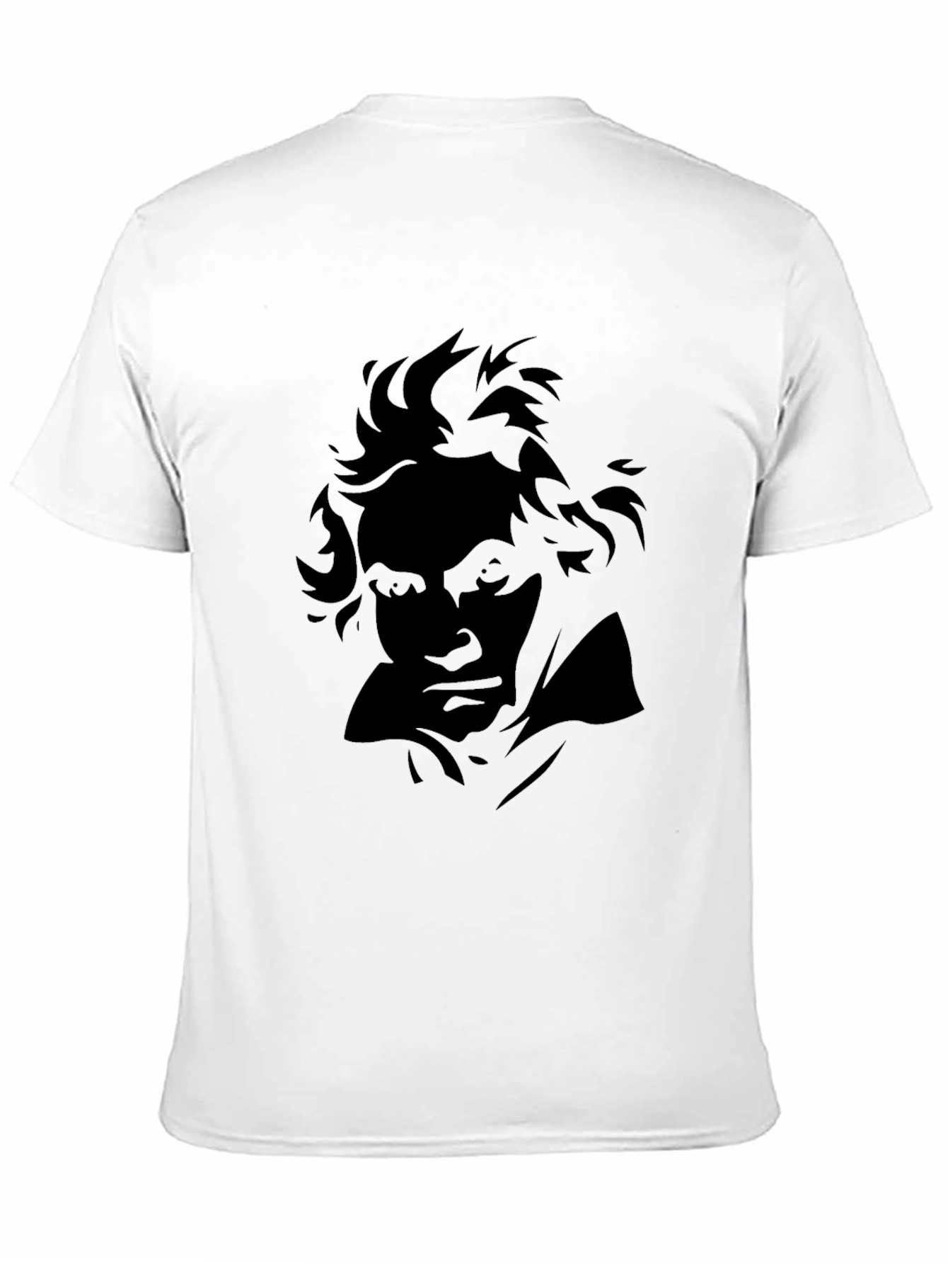 Beethoven Graphic Print Black T-Shirt