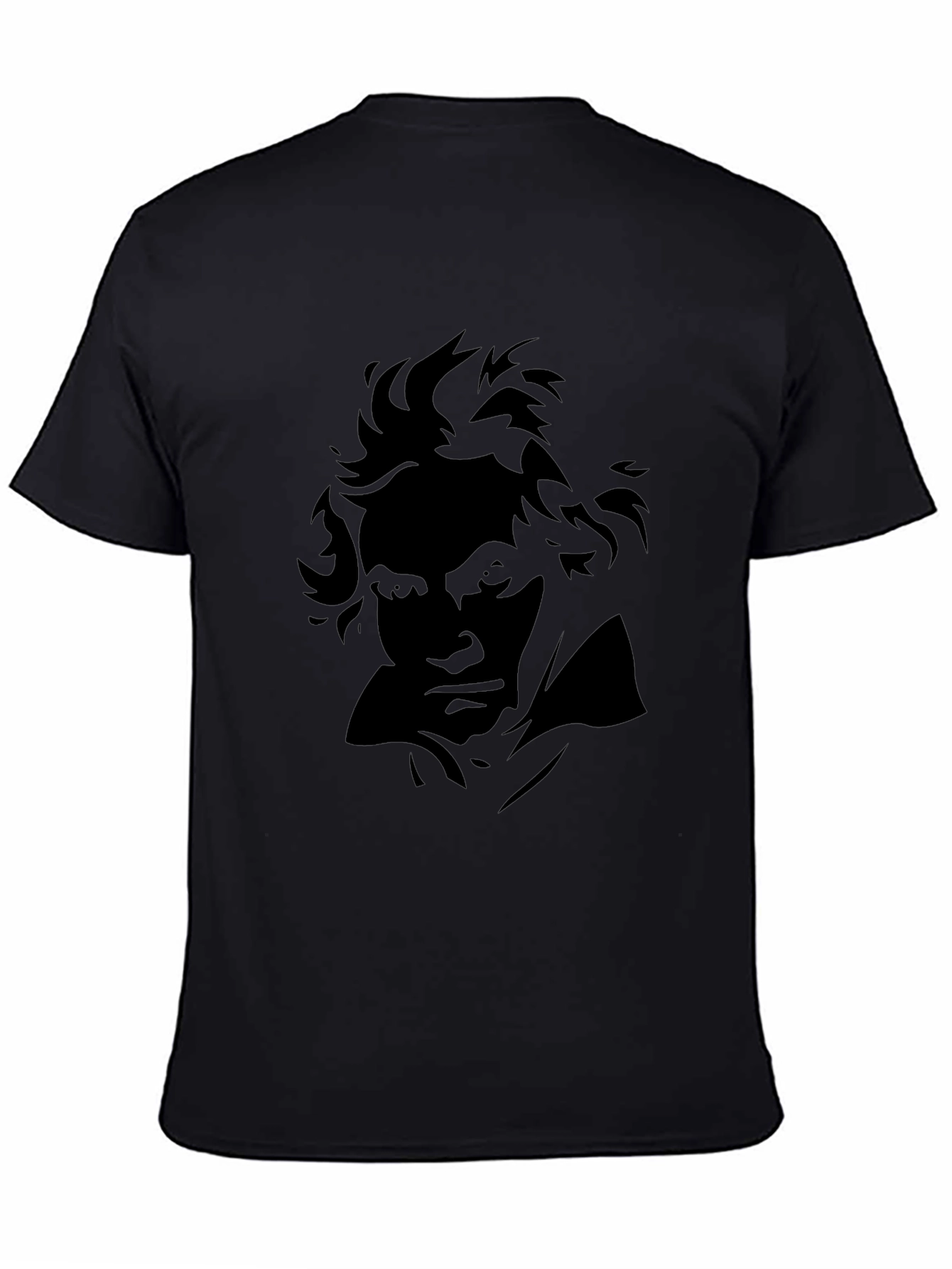 Beethoven Graphic Print Black T-Shirt