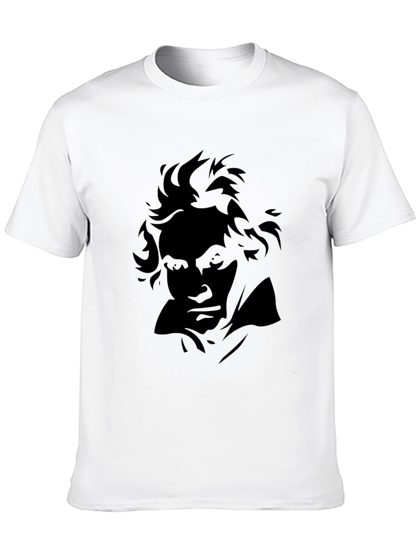 Beethoven Graphic Print Black T-Shirt