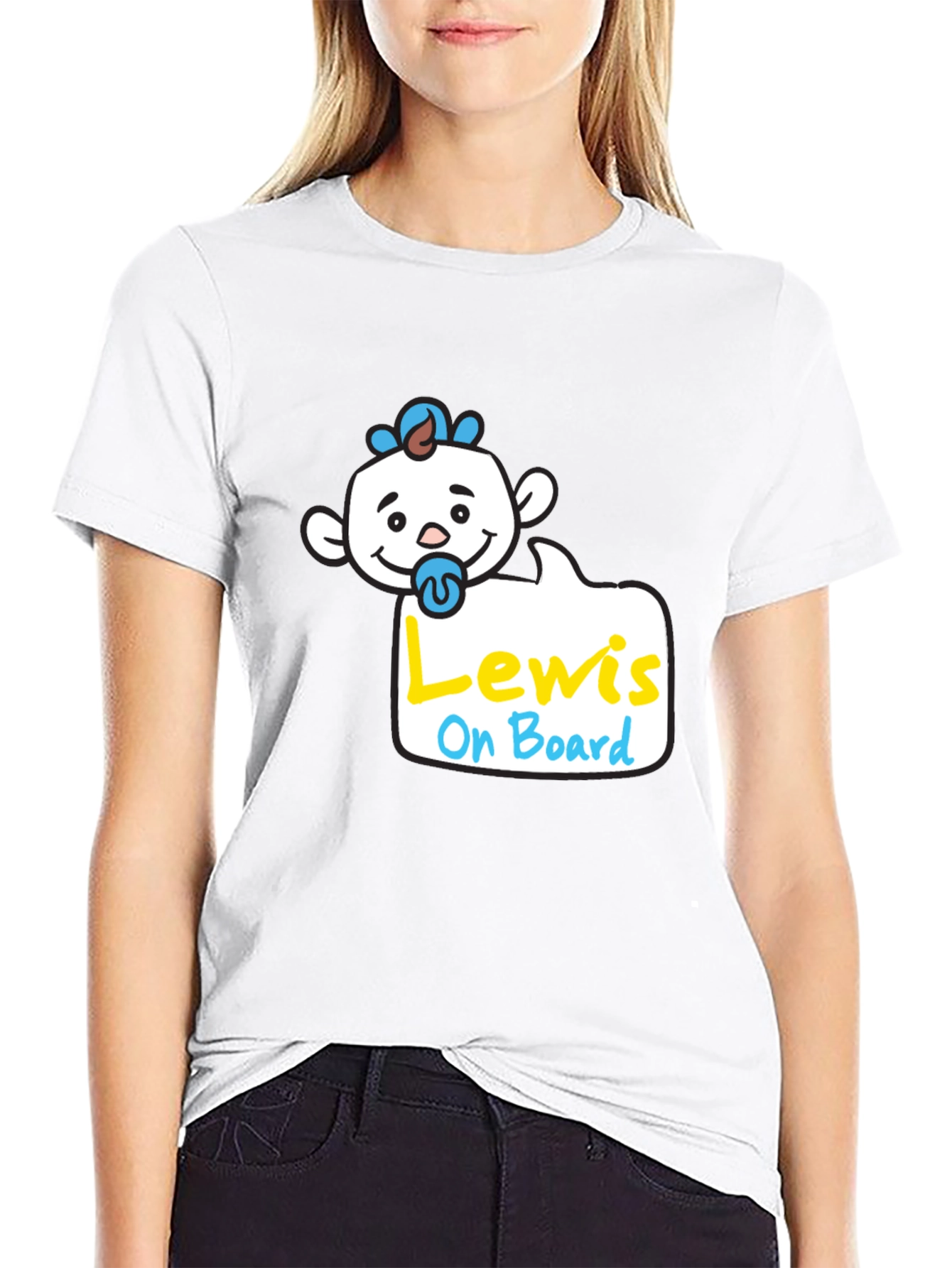 Lewis On Board Baby Tee - Unisex