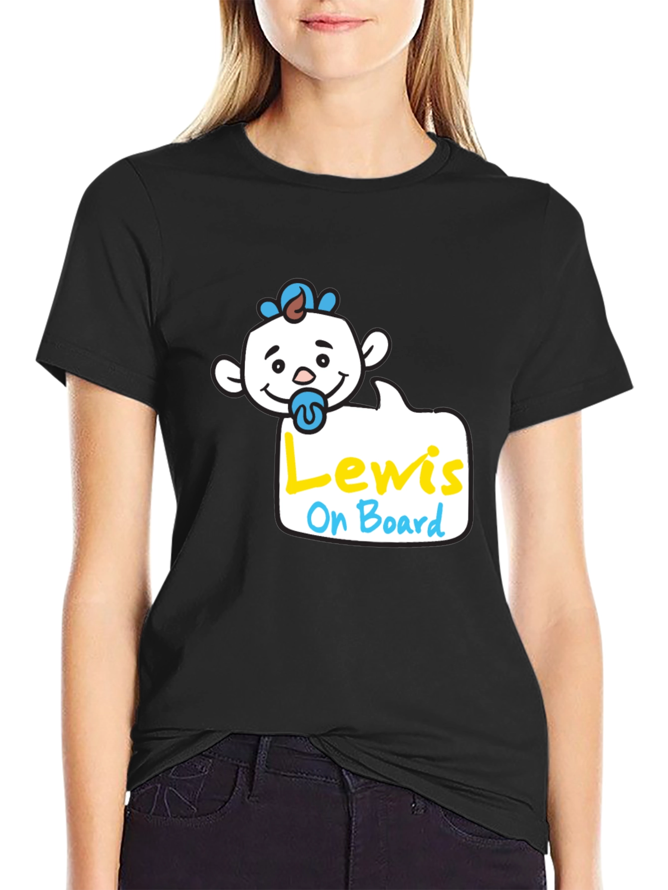 Lewis On Board Baby Tee - Unisex