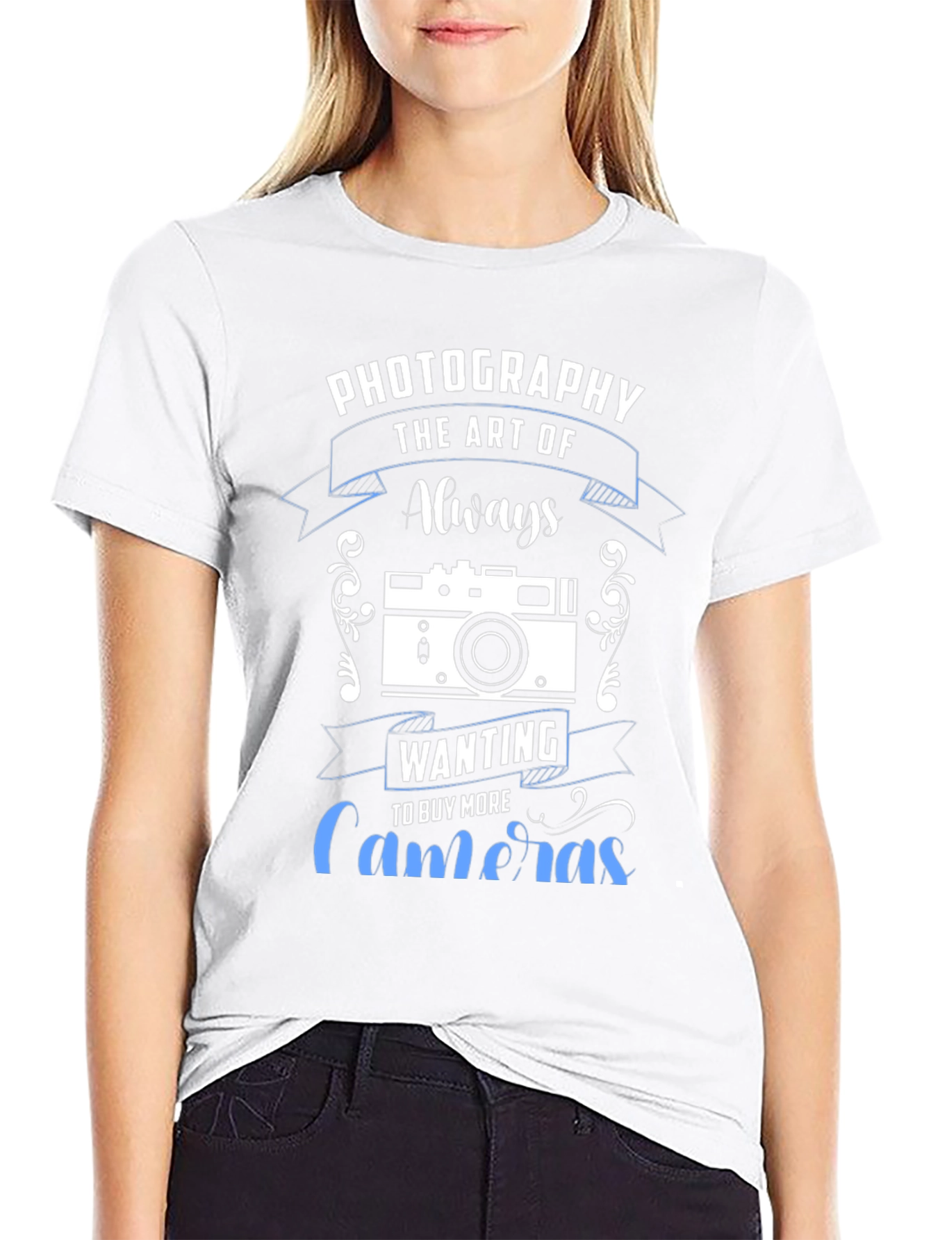 Photography Lover T-Shirt - Always Wanting More Cameras