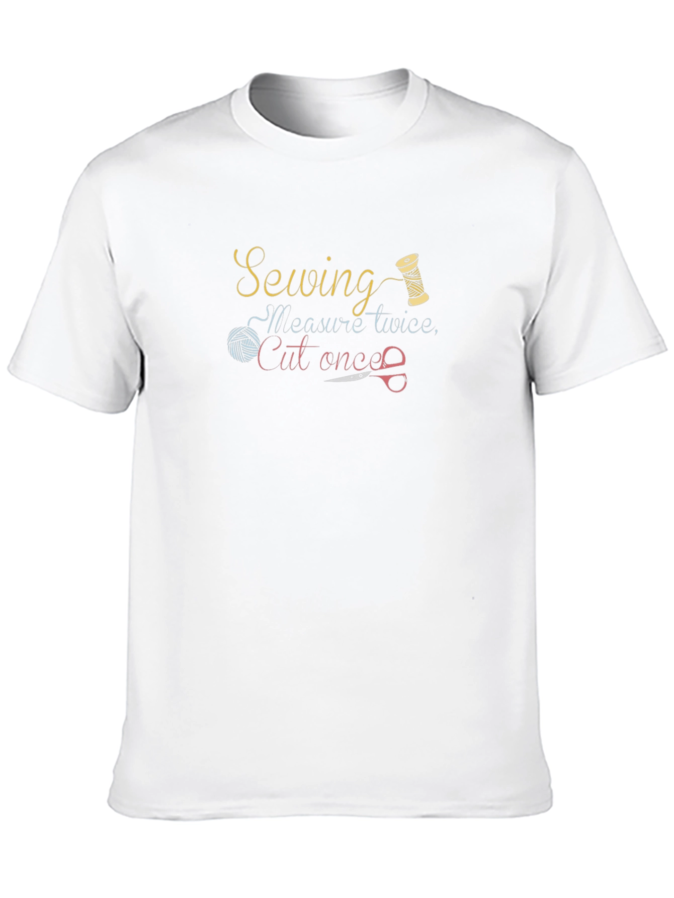 Sewing Quote Graphic T-Shirt