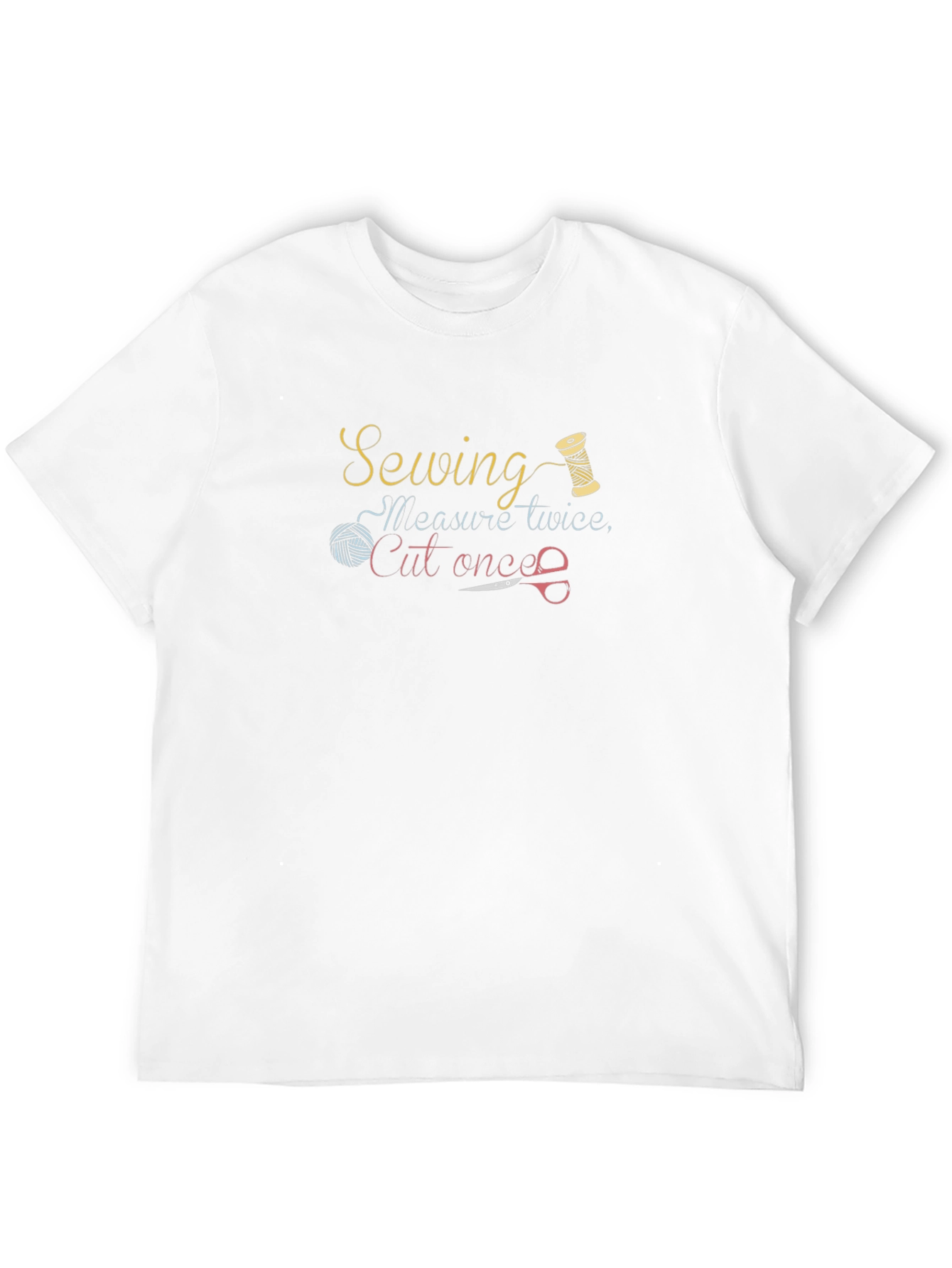 Sewing Quote Graphic T-Shirt