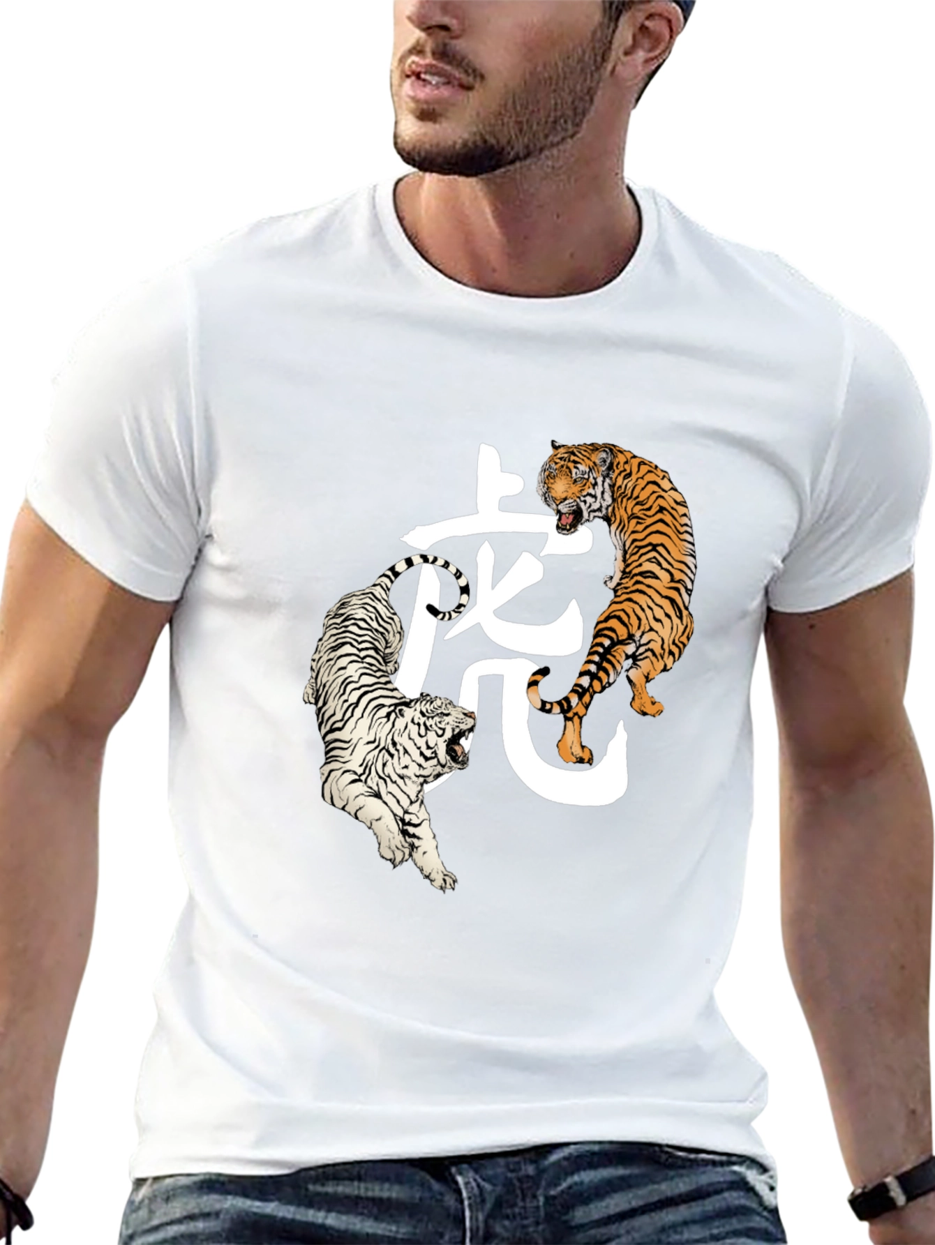Black Tiger Graphic T-Shirt