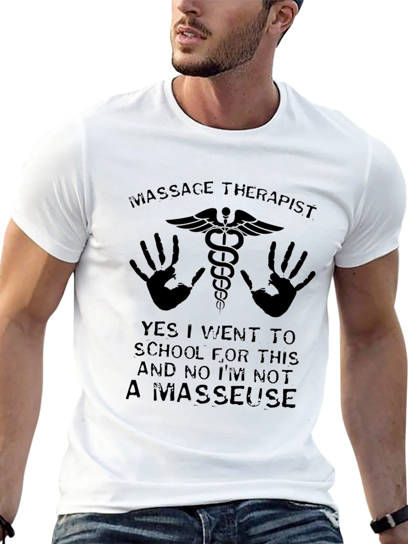 Massage Therapist Graphic T-Shirt - Humor